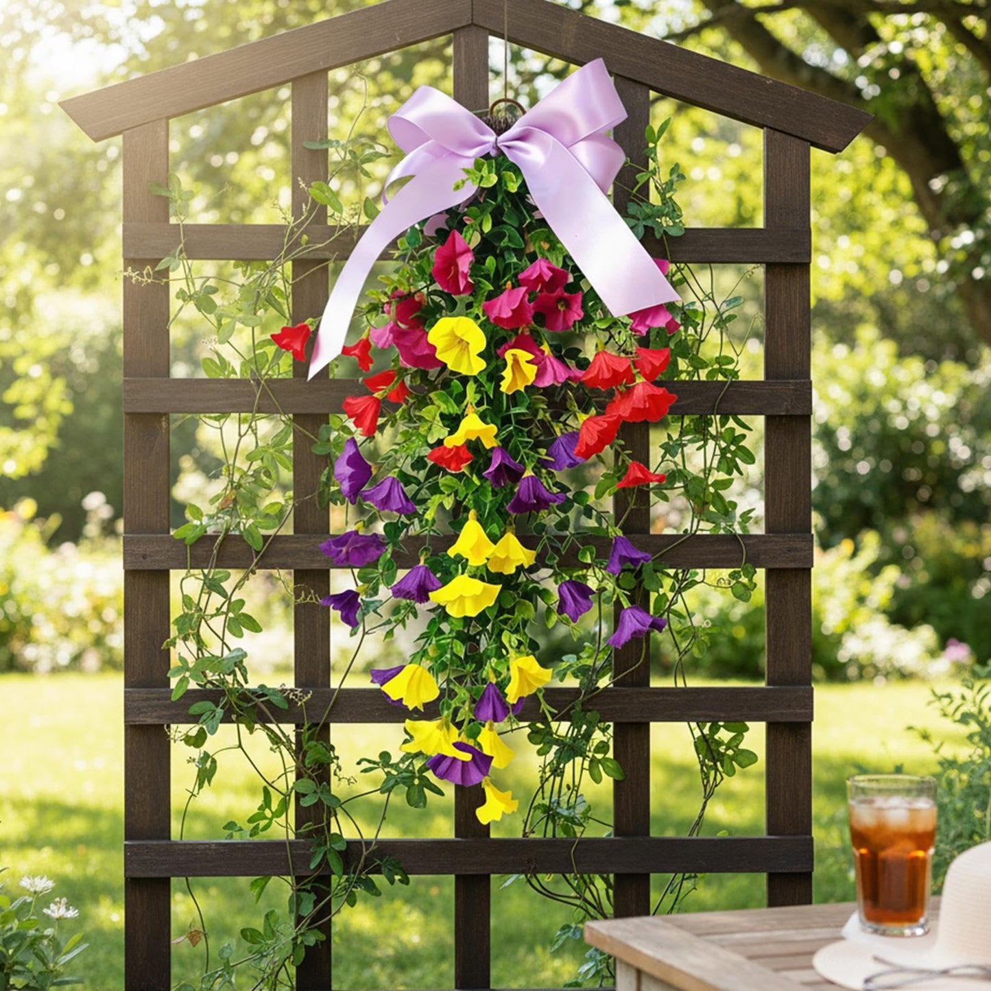 predolo Floral Morning Glory for Holiday Indoor Outdoor Home