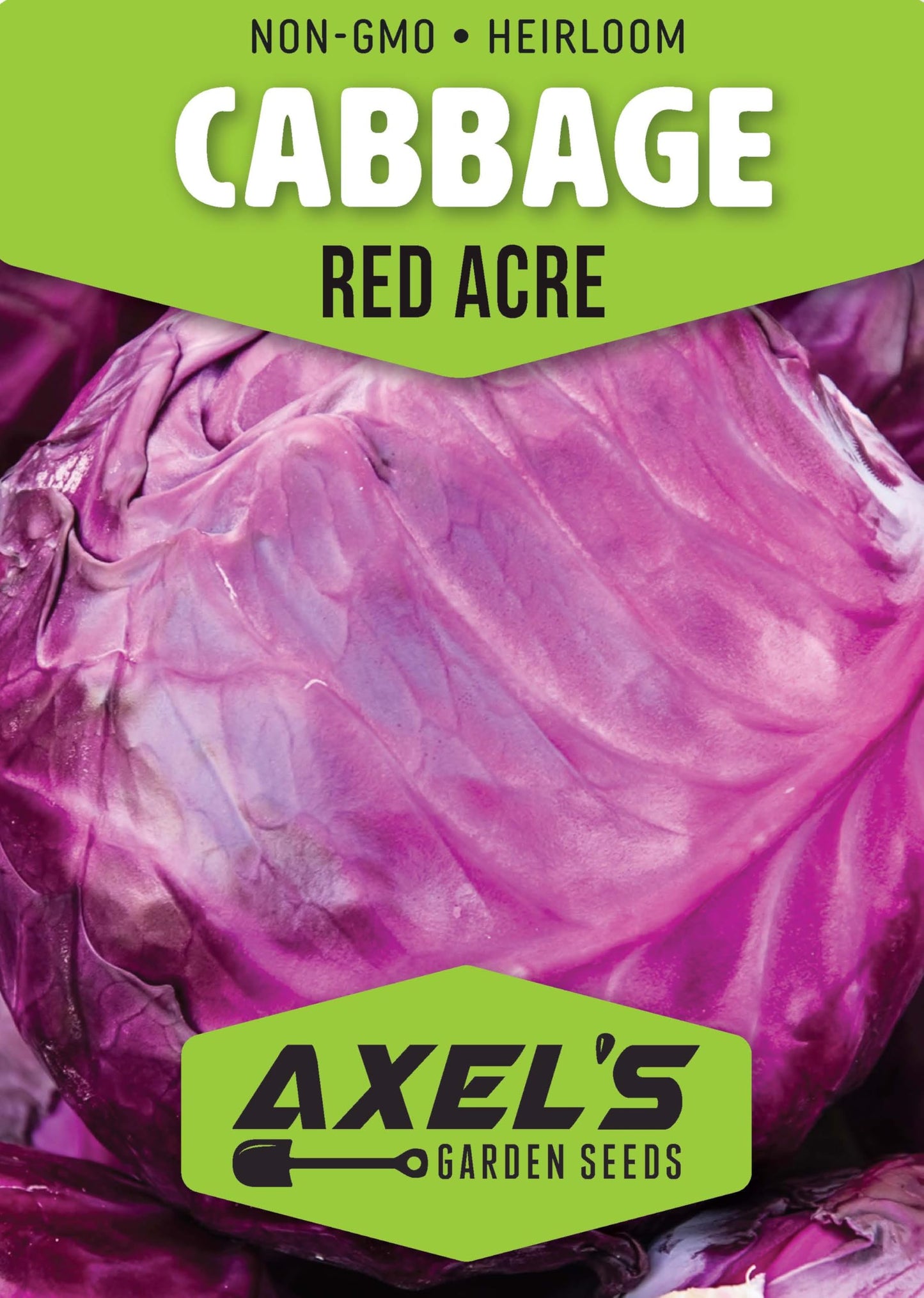 Cabbage Seeds for Planting - Plant & Grow Red Acre Cabbage in Your Home Outdoor Vegetable Garden - Heirloom Non GMO Planting Packets with Full Instructions - Great Gardening Gift, 5 Packets