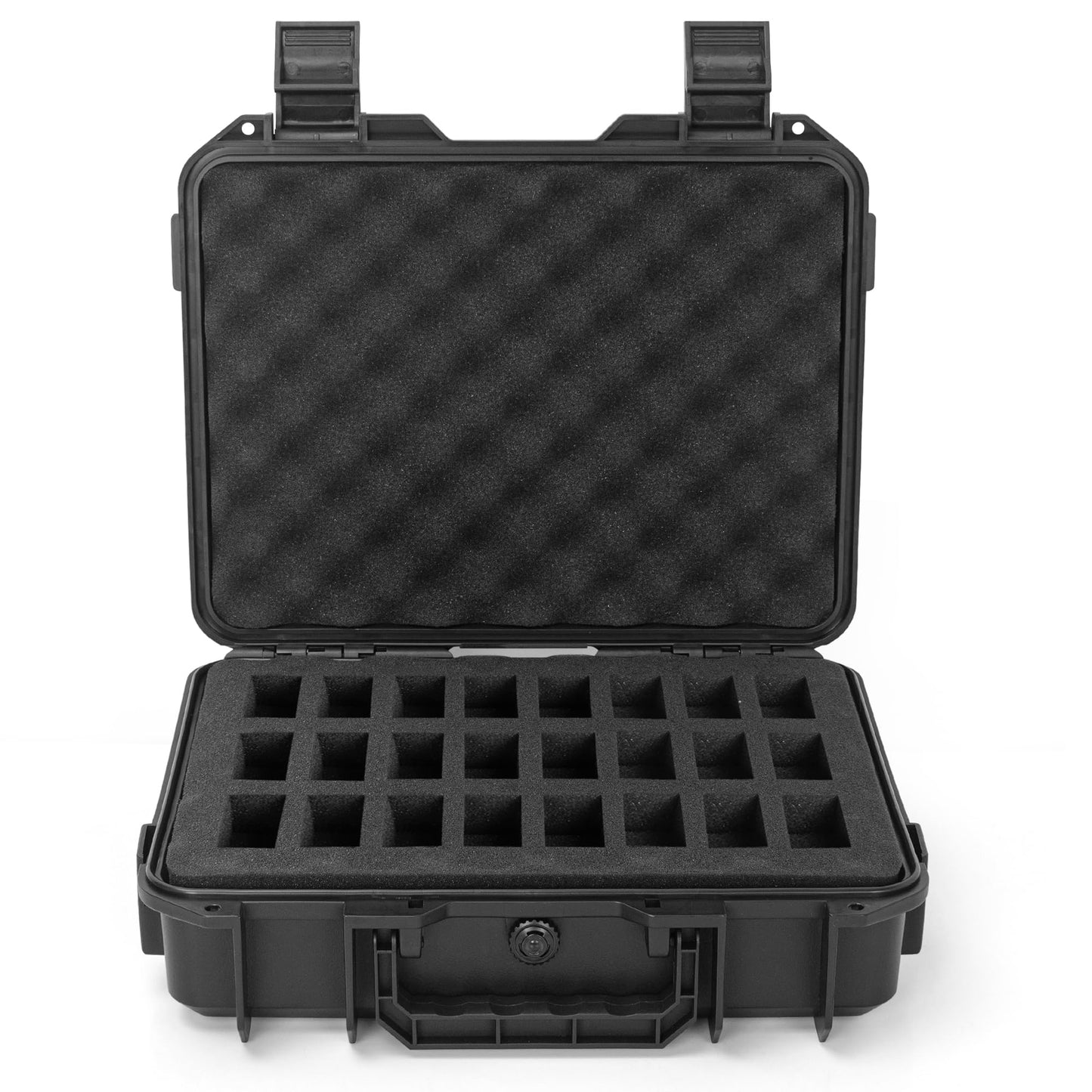 TORIBIO Miniature Storage Figure Hard Shell Case, 48 Slot Miniature Sturdy Hard Case Figurine Carrying Case, Compatible with D&D DND Minis and More