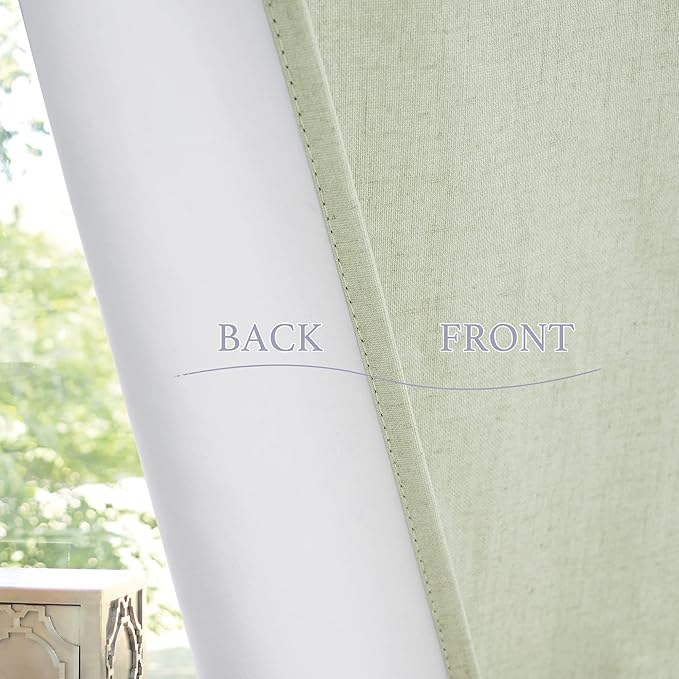 RYB HOME Classroom Door Window Cover, 100% Blackout Shades for Classroom Windows and Doors Cover Lockdown Shades Blocks Views, W 8 x L 36 inch, Light Sage, 1 Panel