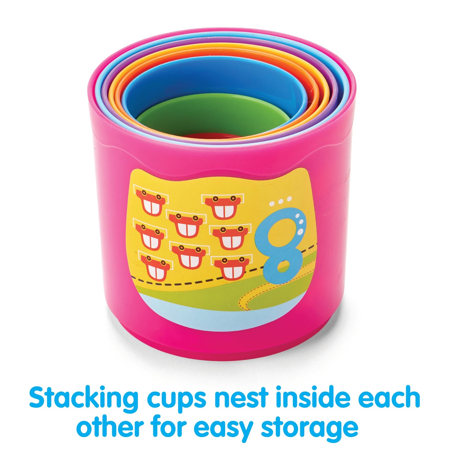 Kidoozie | Little Learner’s Trio | Baby’s First Activity Toy Set for Infants & Toddlers with Sensory, Stacking & Cause & Effect Play, Early Learning Ages 6+ Months
