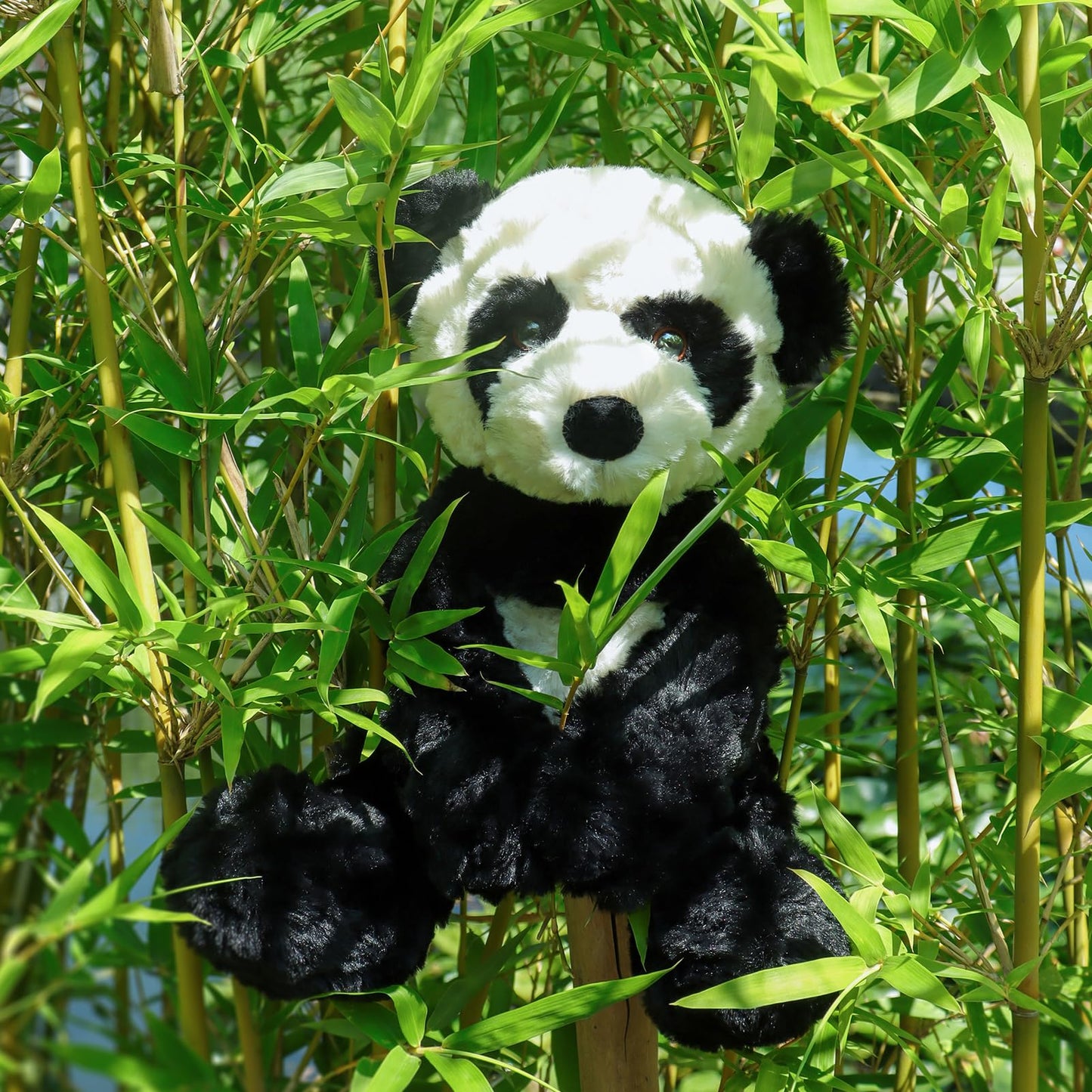 Apricot Lamb Toys Plush Panda Bear Stuffed Animal Soft Cuddly Perfect for Child Black and White Panda