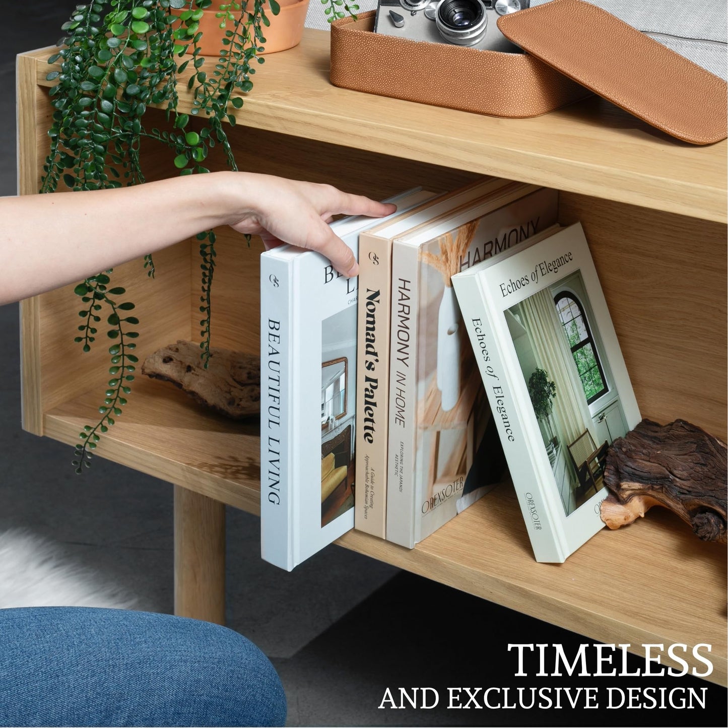 Decorative Books for Home Decor Set of 4 Large Faux Decoration Coffee Table Books Hardcover Aesthetic Book Nook Mantel Accent Modern Bookshelf Styling Entry Table Display Stackable Neutral Tones