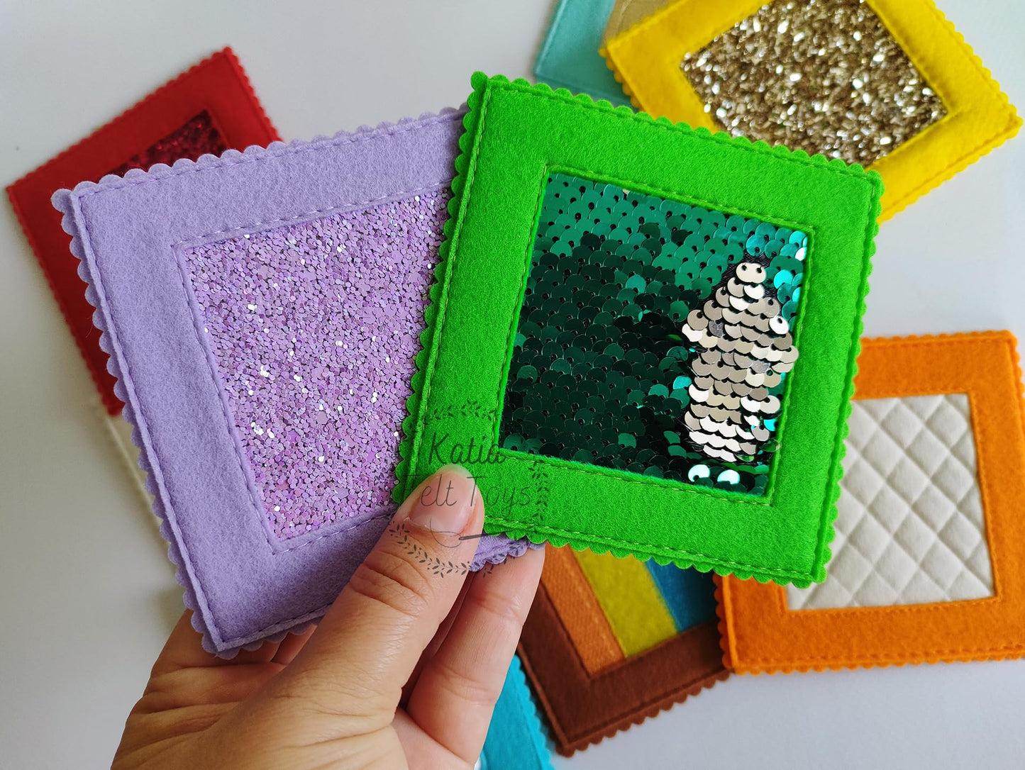 Tactile Sensory Cards Pack - Safe Touch and Feel Felt Toys for Young Children and People with Sensory Needs