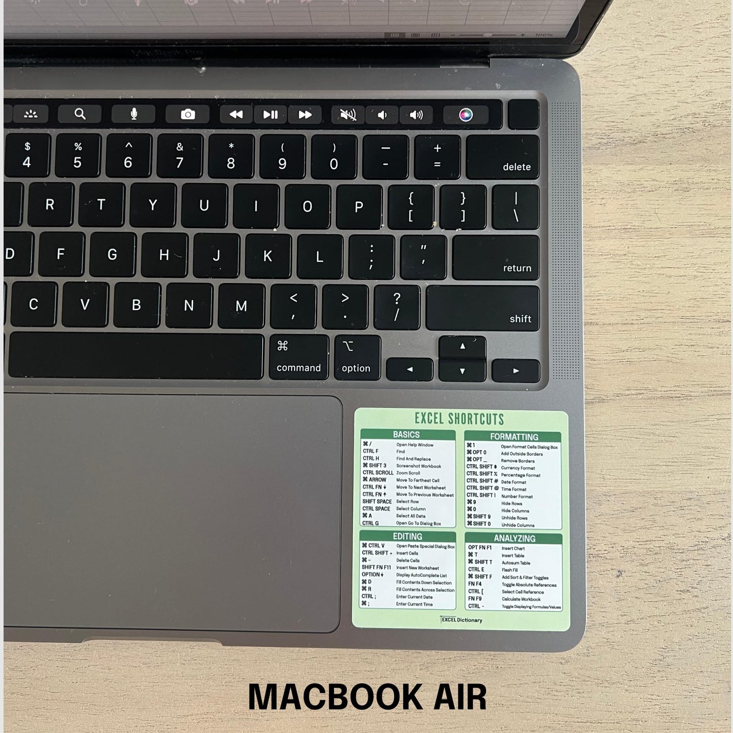 Excel Dictionary Office Suite Hotkey Reference Guide for Windows PC Laptop Computer Sticker Bundle 3" x 3"