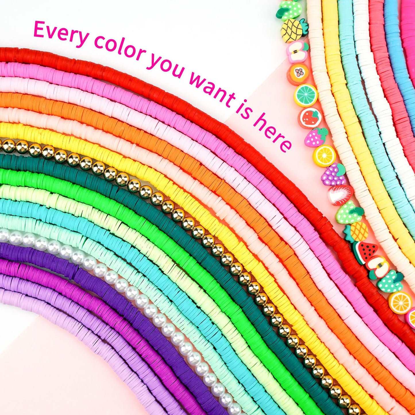 Sistenia Bracelet Making Kit, 12000Pcs Clay Beads 48 Colors in 3 Boxes, Friendship Bracelet Kit with Elastic Strings, Polymer Spacer Beads, Jewelry Making Crafts Gift for Teens Adults