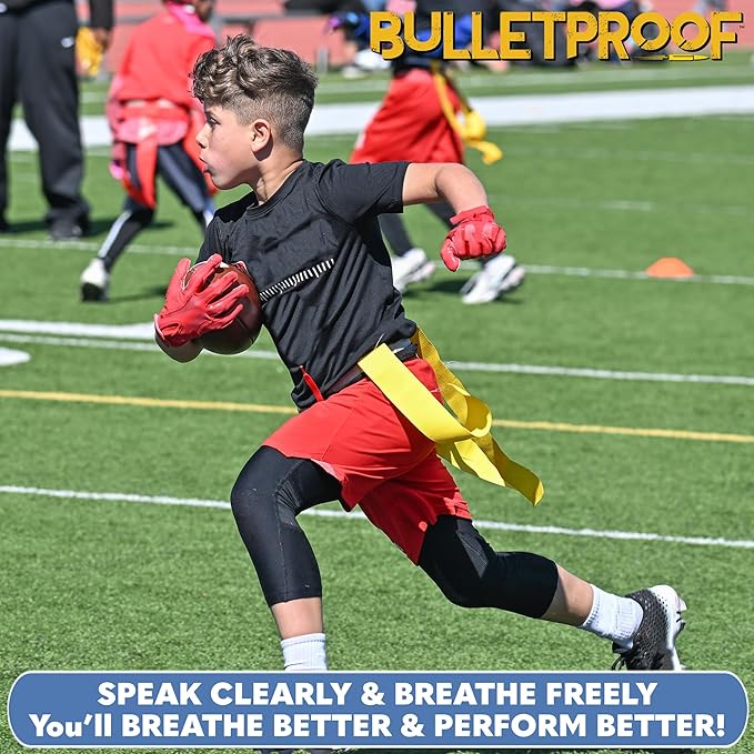 Bulletproof: World’s Thinnest Most Breathable Mouthguard is 3X Stronger! Wrestling Football Basketball MMA Hockey Rugby BJJ Lacrosse Boxing Men Sports Mouth Guard Grinding Teeth Adult Youth Braces