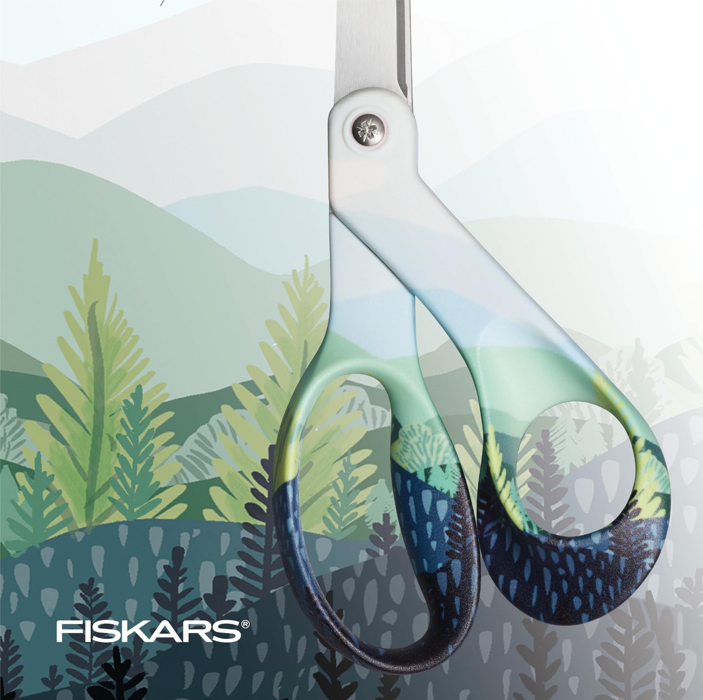 Fiskars Explore Collection Scissors, Woodlands (8 in.)
