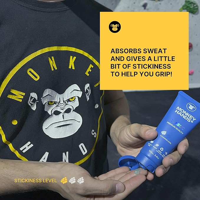 MONKEY HANDS MonkeyHands Gel Grip Pole Dance, Calisthenics, Rings, Parkour, Gymnastics, Padel, Tennis and More - High Performance - Skin Friendly, Vegan