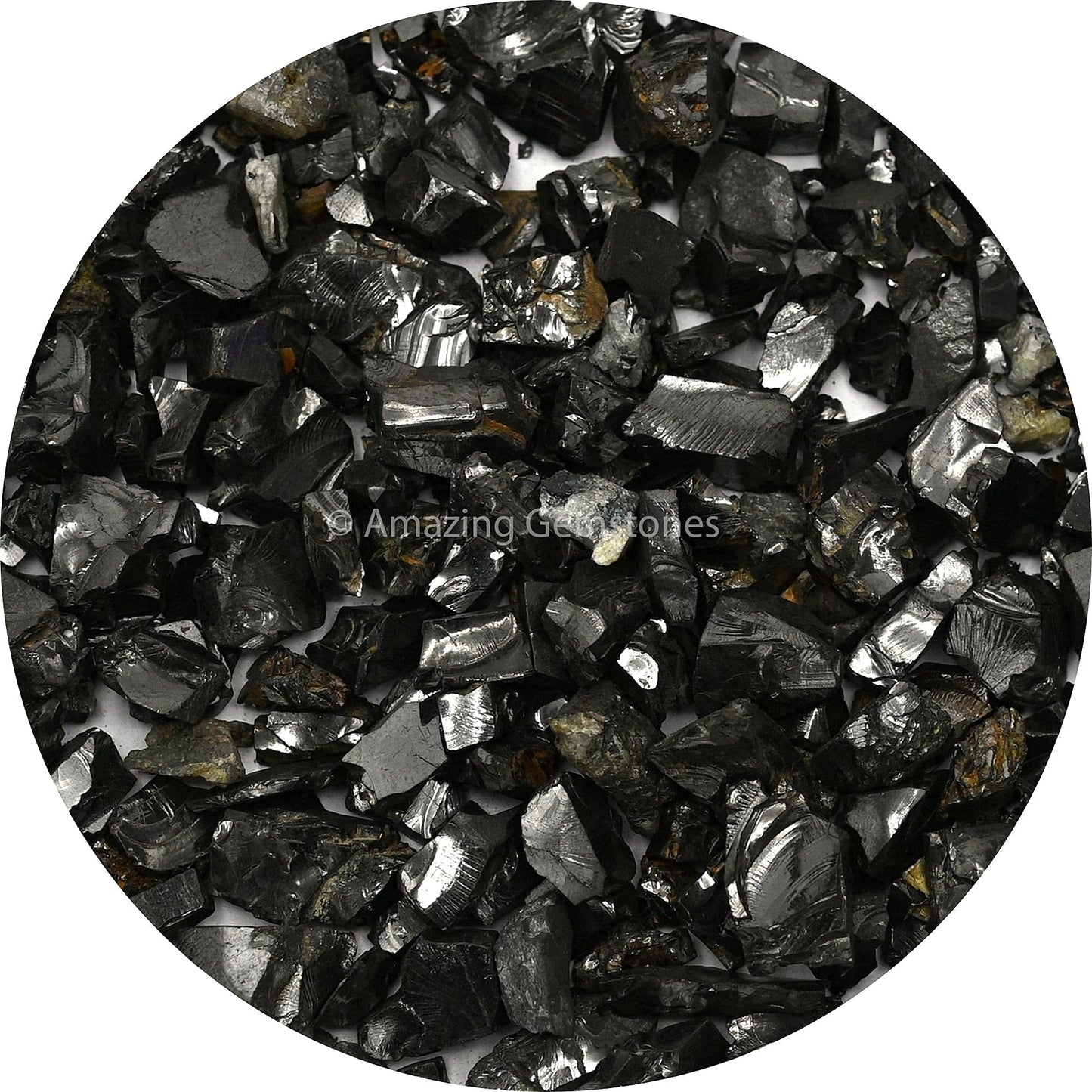 Elite Shungite Stones Chips for Water Purification Tablets, Authentic Karelia Shungite Stones for Shungite Water Bottle (100 Gram)