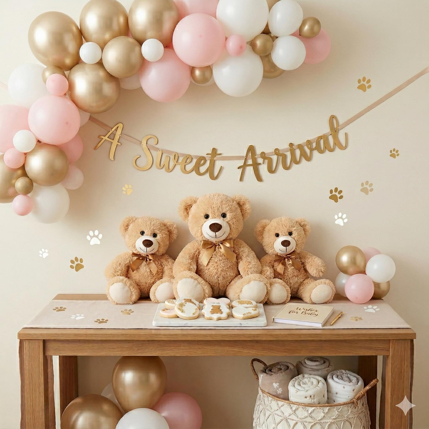 MaoGoLan Bulk Teddy Bear Baby Shower, 10 Packs Small Teddy Bear Stuffed Animals in Bulk,13.5" Small Stuffed Bears Plush for Wedding,Birthday,Christmas, Party Decorations
