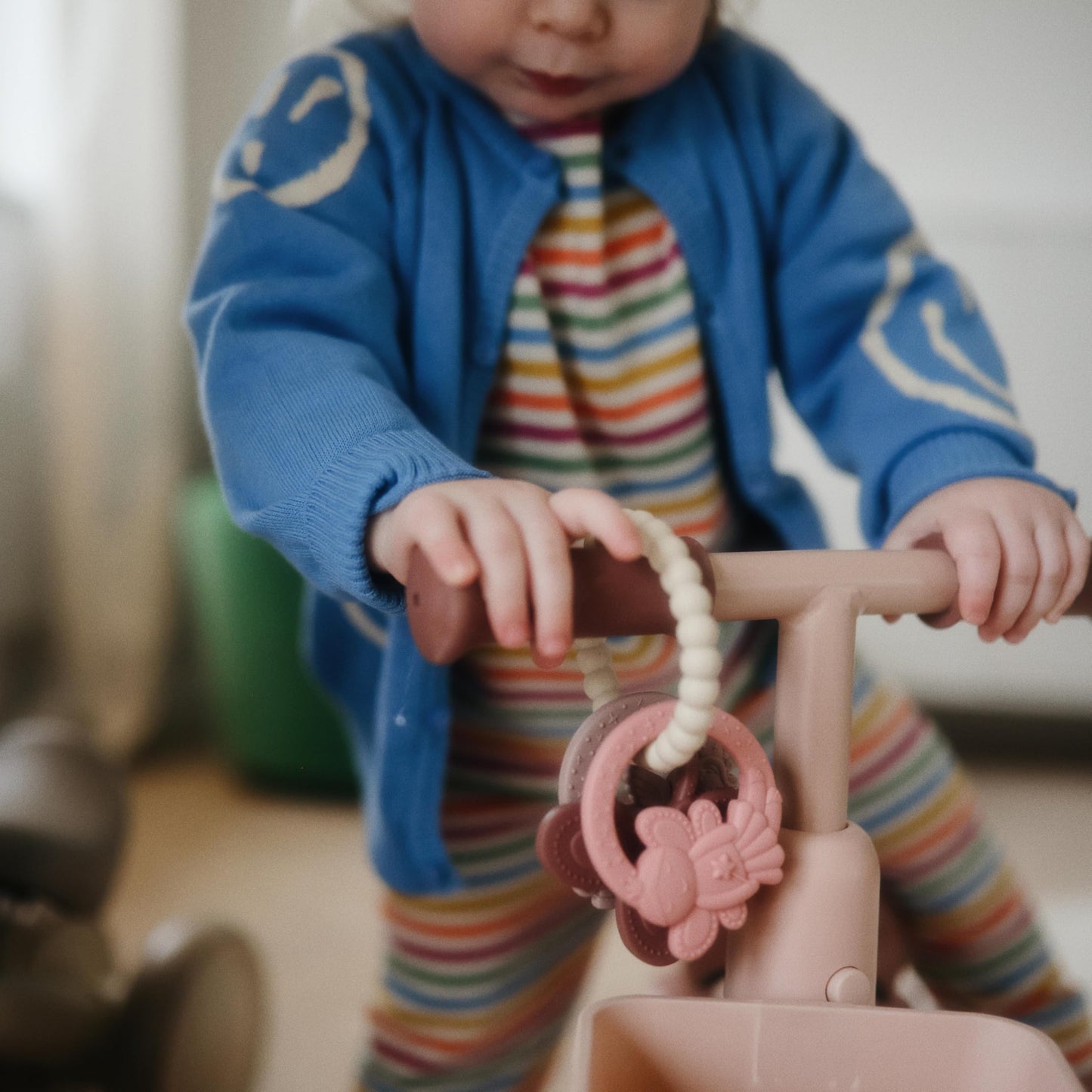 mushie Silicone Fairy Teething Ring Toy
