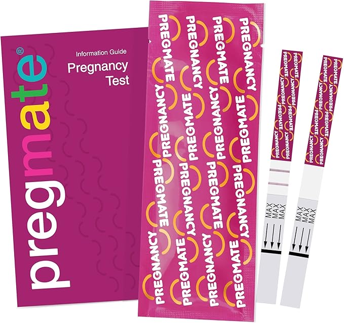 Pregmate 25 Pregnancy Test Strips (25 Count)