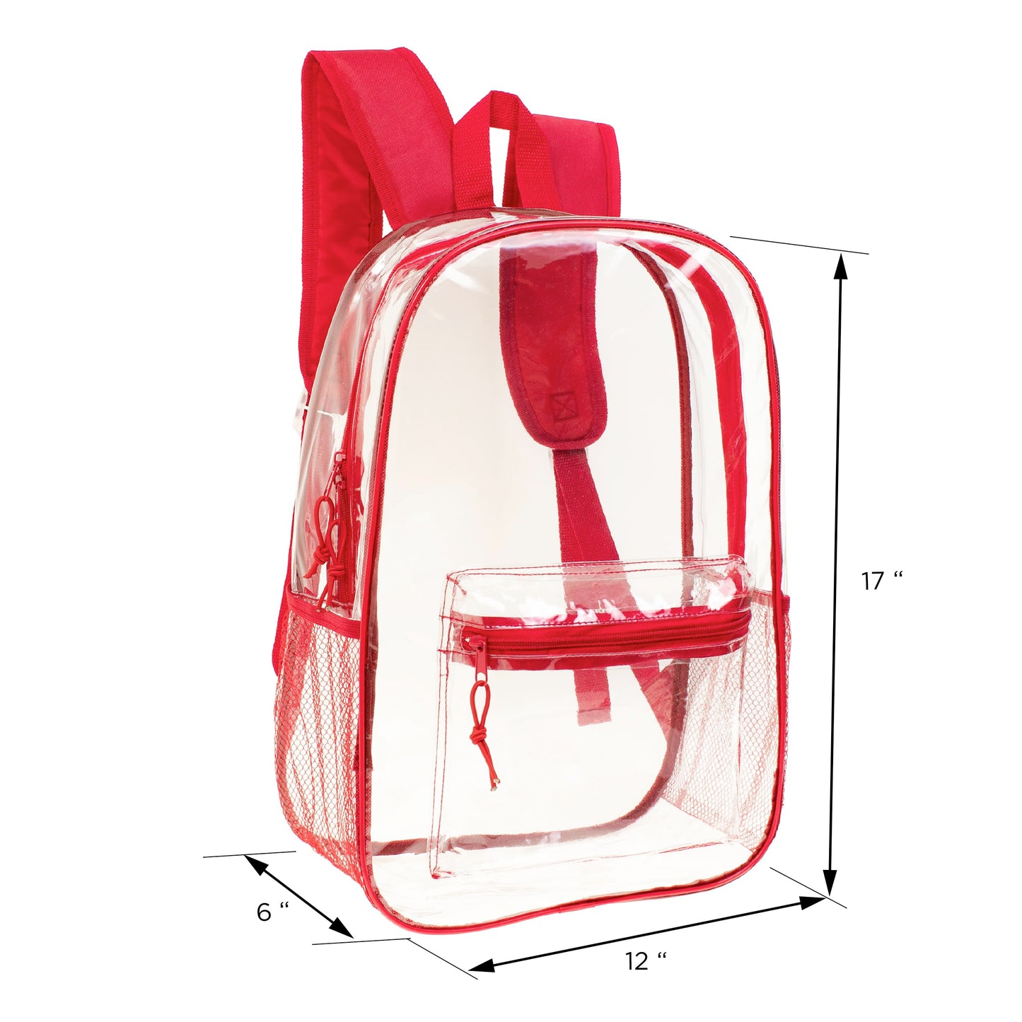 Moda West 17 Inch Bulk Backpacks with School Supply Kit - Case of 12 Wholesale Backpacks Assorted Colors