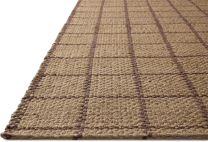 Loloi Chris Loves Julia Fletcher Collection FLE-01 Natural/Brown 5'-0" x 7'-6", .37" Pile Height, Area Rug