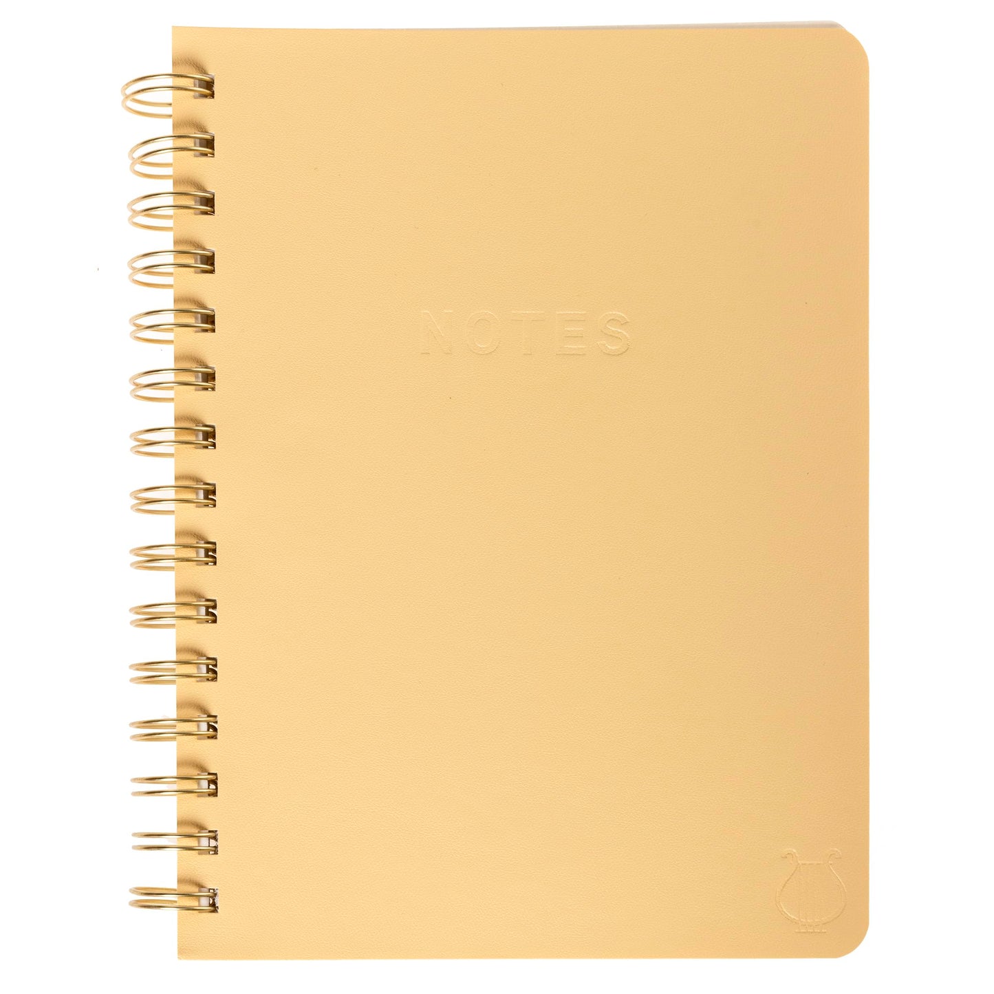 Graphique Apollo Vegan Leather Journal, Spiral Notebook for Writing, 192 Lined Pages, 6” x 8”