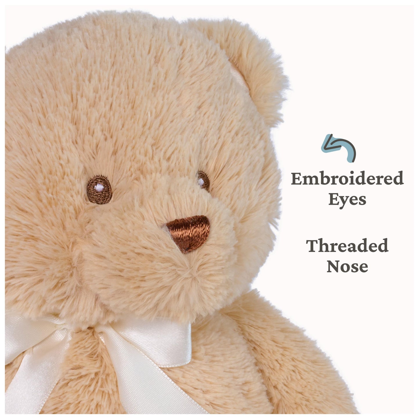 GUND Baby My First Teddy Bear, Ultra Soft Animal Plush Toy for Babies and Newborns, Light Brown/Tan, 10”