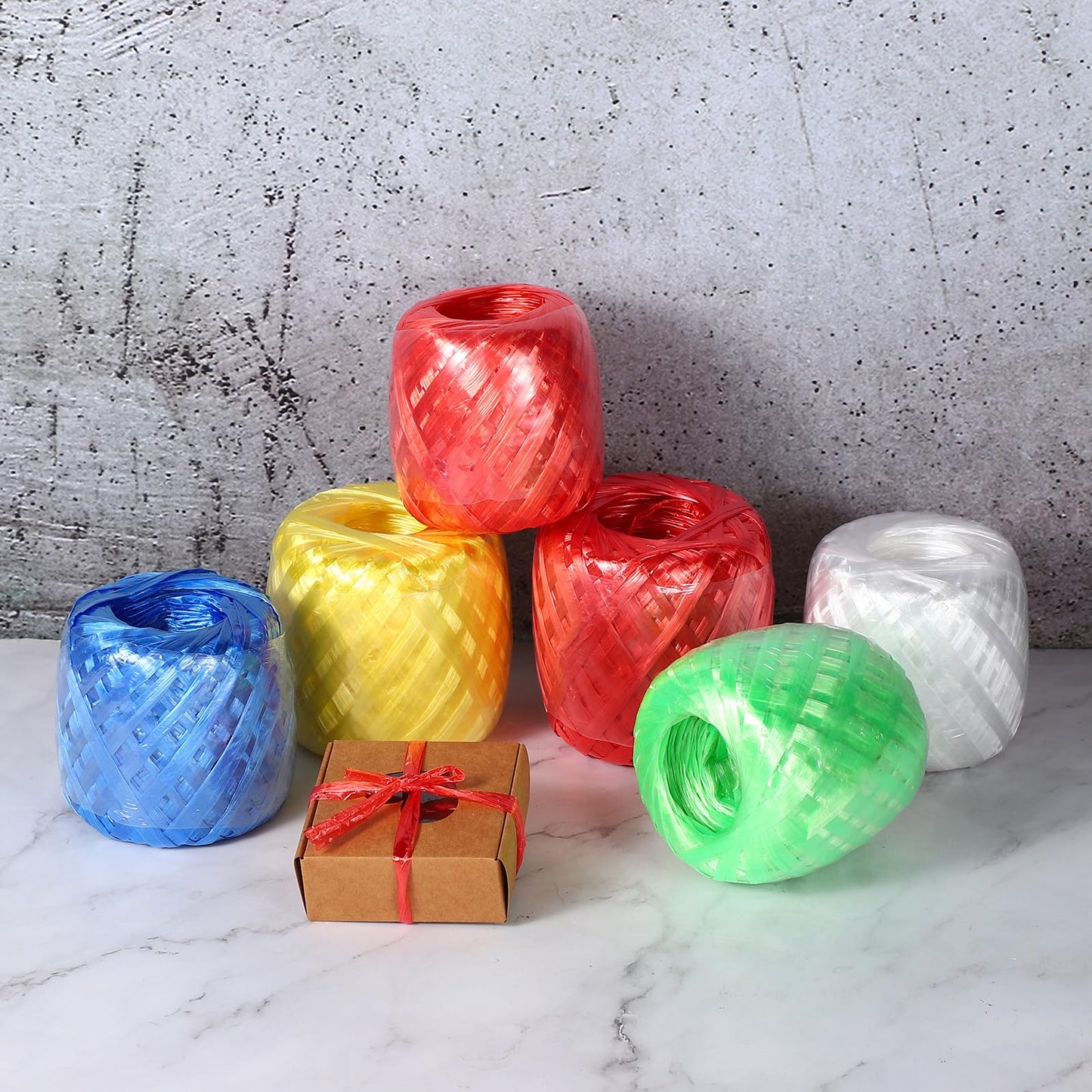 PATIKIL 180m/590Ft Polyester Nylon Plastic Rope, Twine Household Bundles Ropes Roll for Gardening Packing Crafting DIY, Black