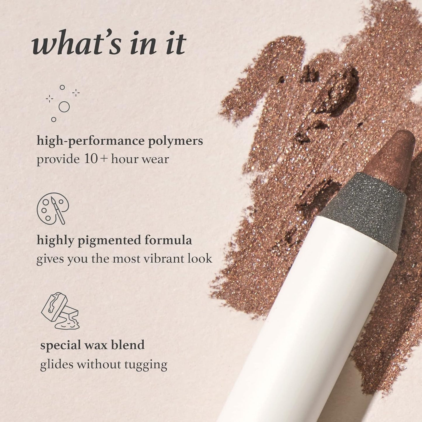 Julep When Pencil Met Gel Sharpenable Multi-Use Longwear Eyeliner Pencil - Green Tea Shimmer - Transfer-Proof - High Performance Liner