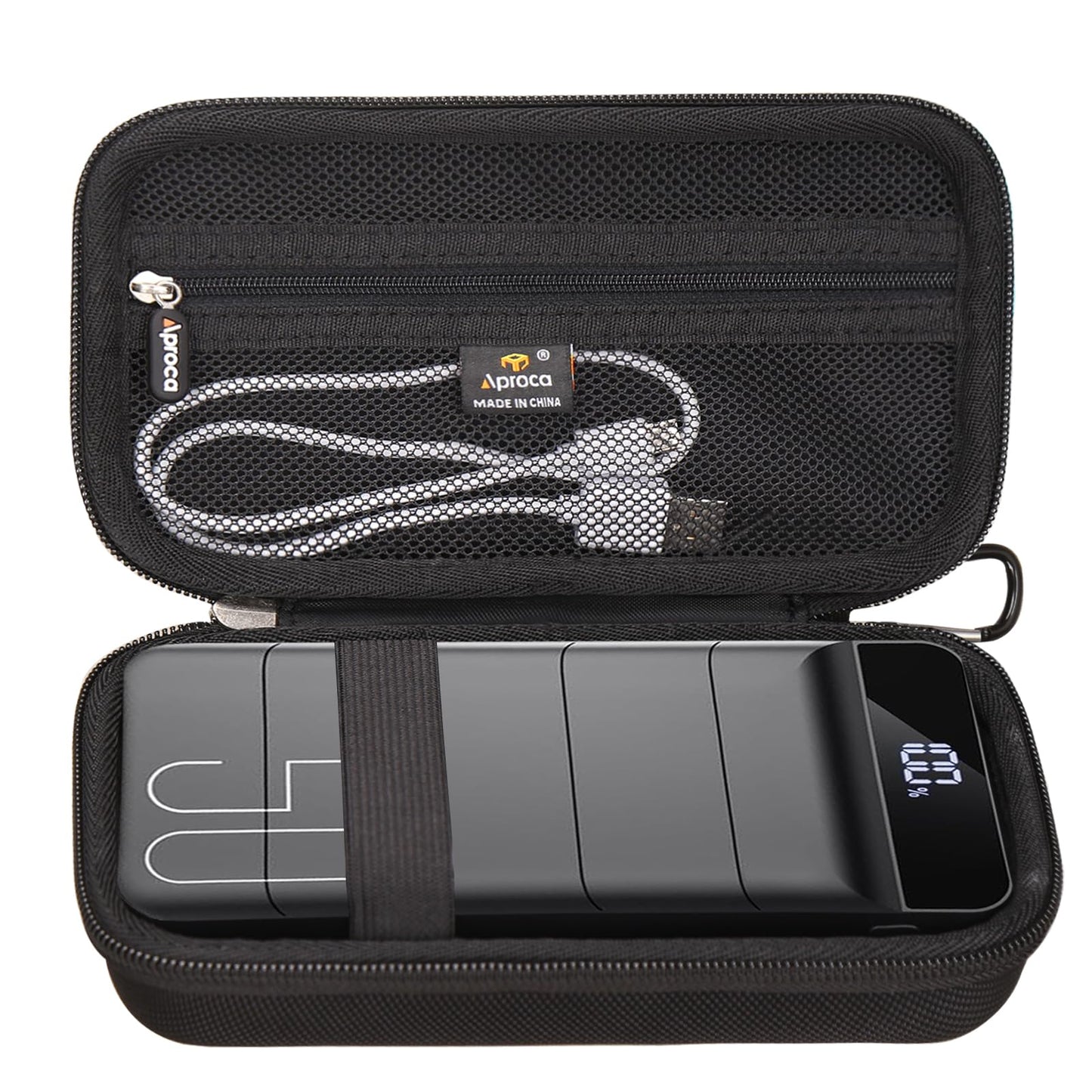 Aproca Case Compatible with Morfec Power Bank Fast Charging 50000mAh 22.5W Portable Charger, Portable Hard Storage Bag for Accessories (Case Only)