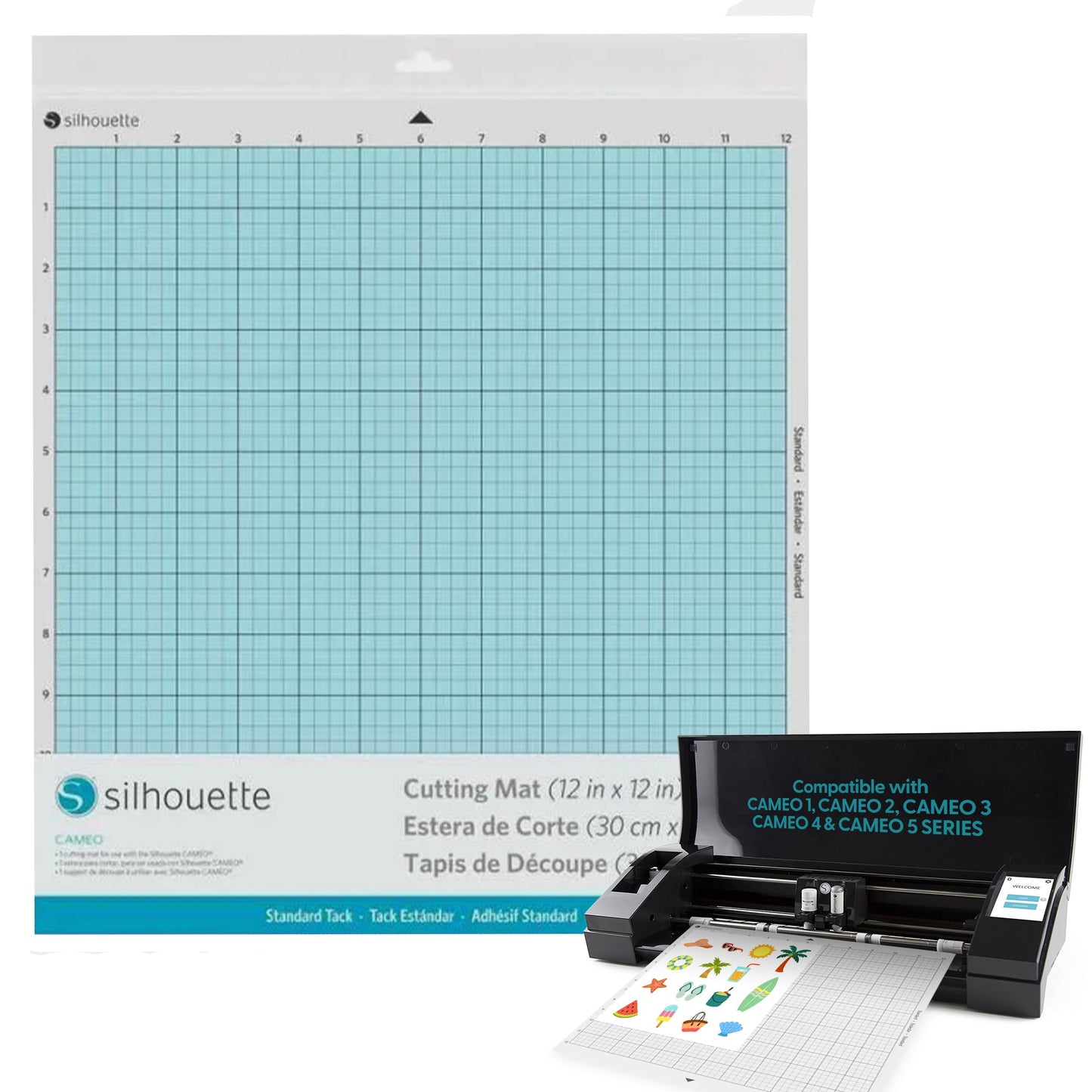 Silhouette CUT-MAT-12-3T Cameo Replacement Cutting Mat