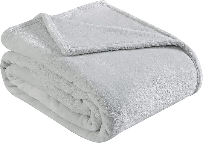 Eddie Bauer - Queen Blanket, Ultra Plush Bedding, Lightweight Home Decor for All Seasons (Grey, Queen)