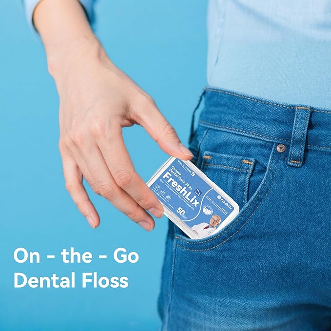 Dental Floss Picks 400 Count Tooth Picks Flossers Gen 3 Toothpicks Sticks to Remove Plaque & Protect Gingivae for Adults & Kids Teeth Cleaning