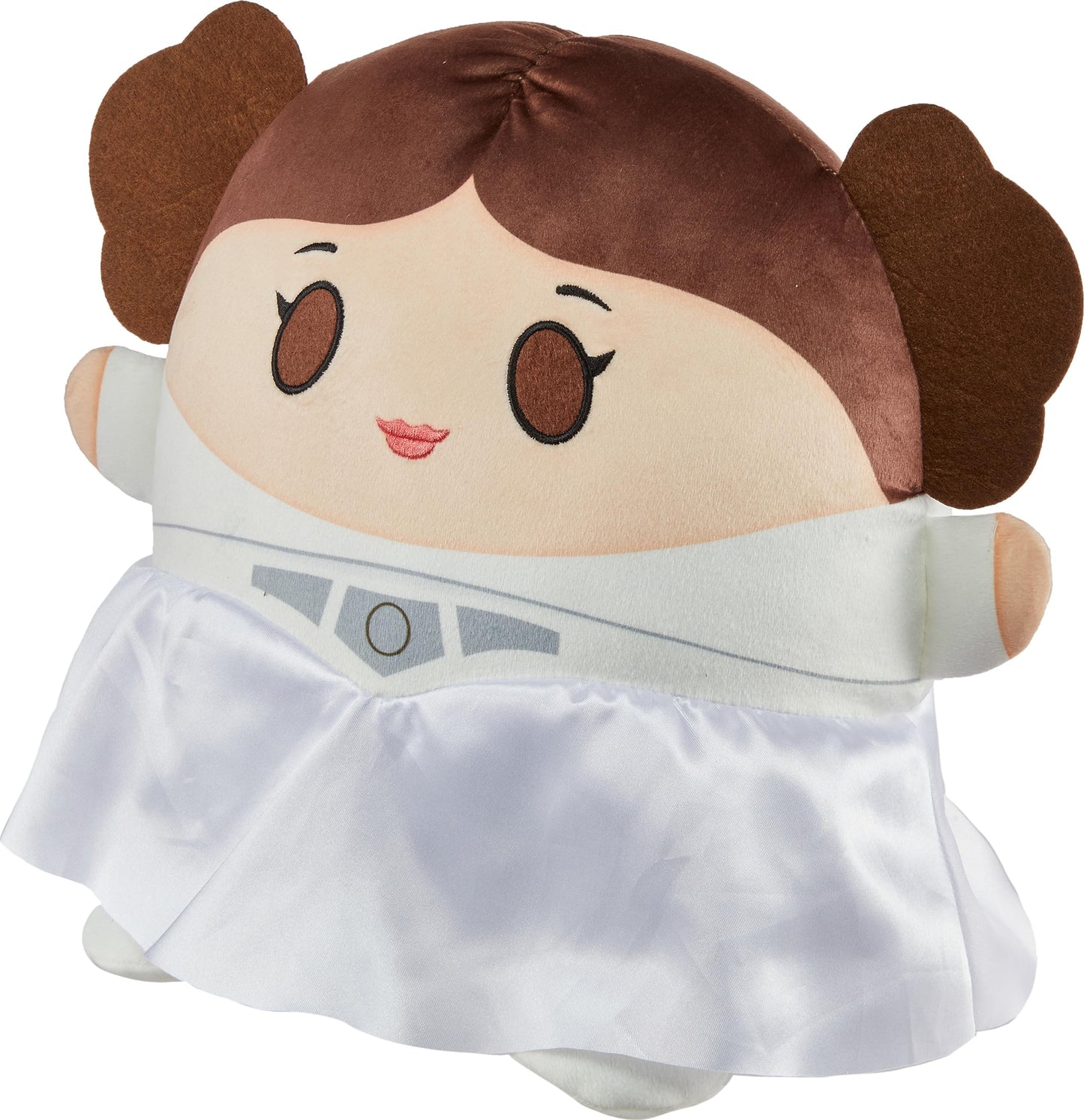 Mattel Star Wars Cuutopia Plush Figure, 10-inch Princess Leia Soft Rounded Pillow Doll, Collectible Toy Inspired by the Fan-Favorite Character