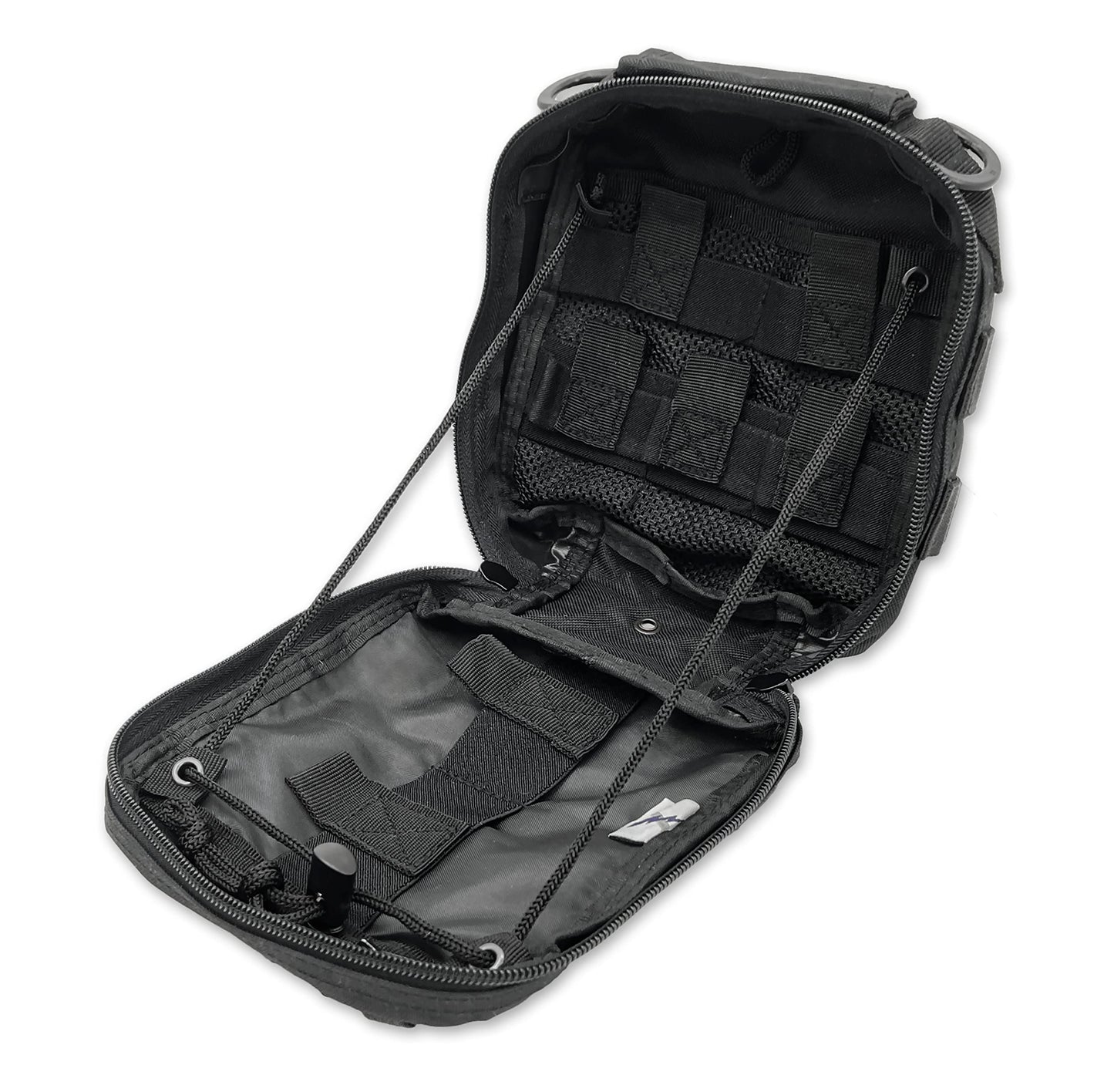 Lightning X Individual First Aid Trauma/Hemorrhage Control Kit in MOLLE IFAK Pouch Value Edition - Black