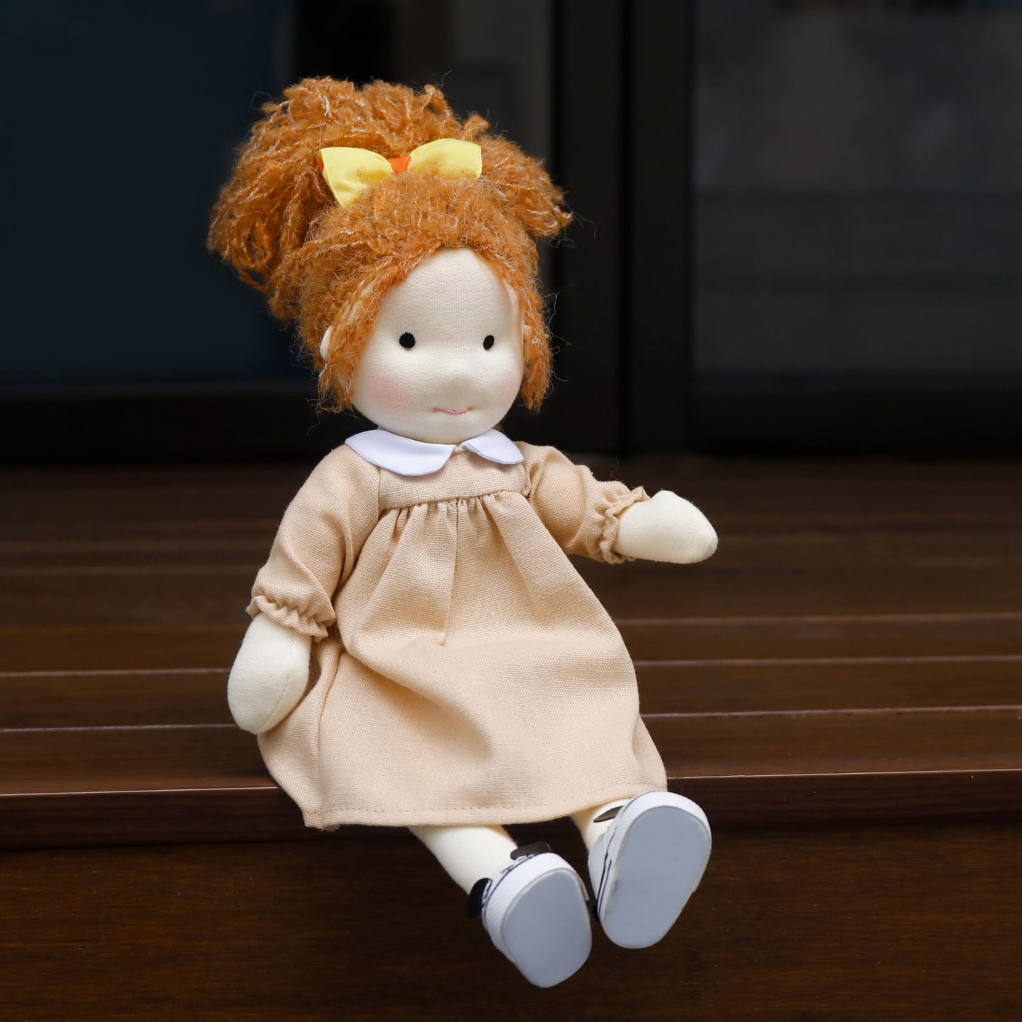 BlissfulPixie Waldorf Handmade Rag Doll - Personalized Collectors Plush for Kids Birthday Present with Beautiful Present Box-Ada 12"