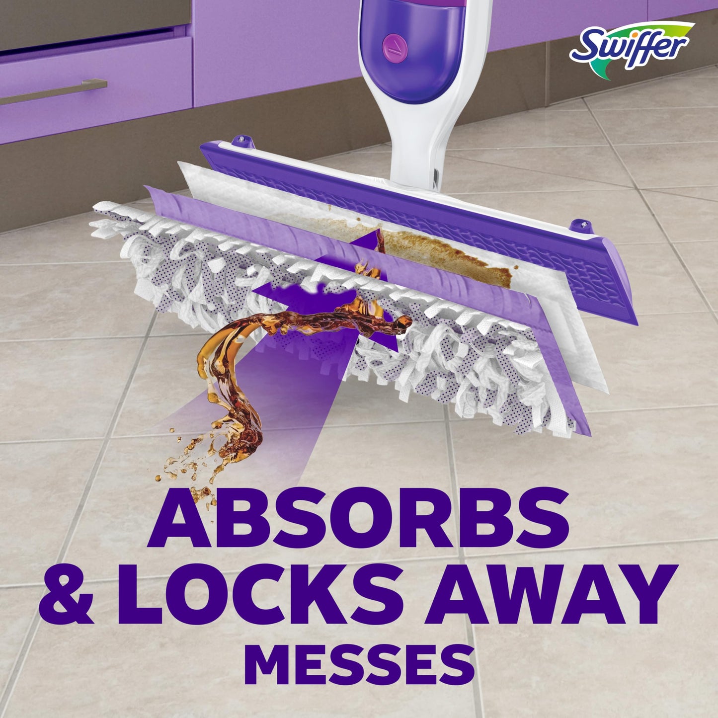 Swiffer PowerMop Multi-Surface Mopping Pad Refills for Floor Cleaning, 11 Count