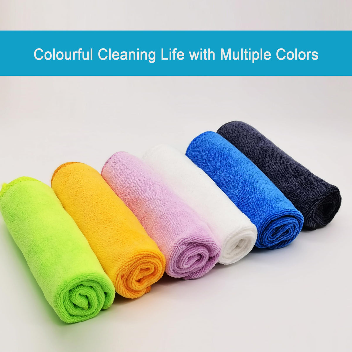 Premium Microfiber Cleaning Cloths (8 Count)