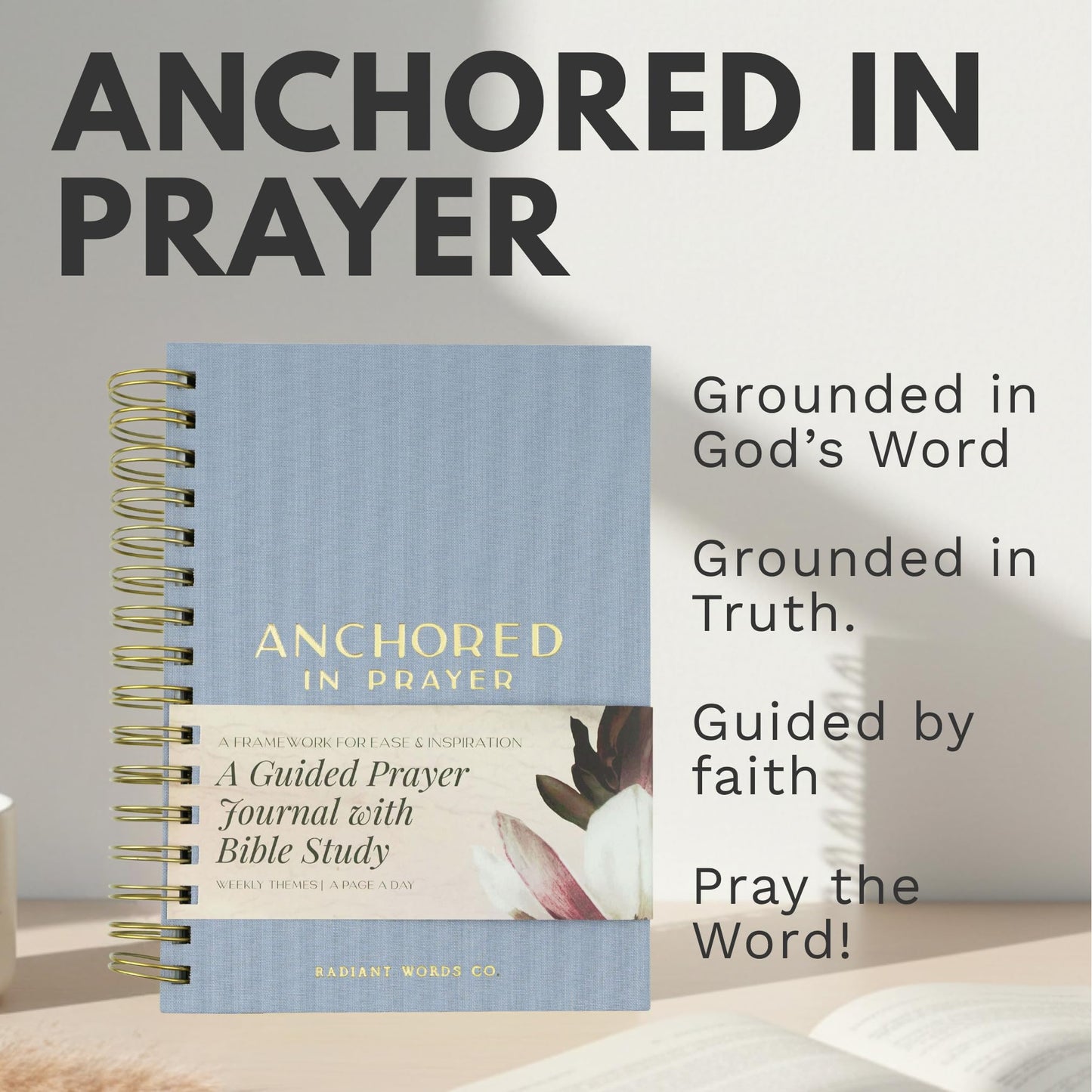 Prayer Journal with Bible Study - 20 Weeks Guided Daily Prayer Journal for Woman to Strengthen Faith, Religious Prompts for Spritual Growth