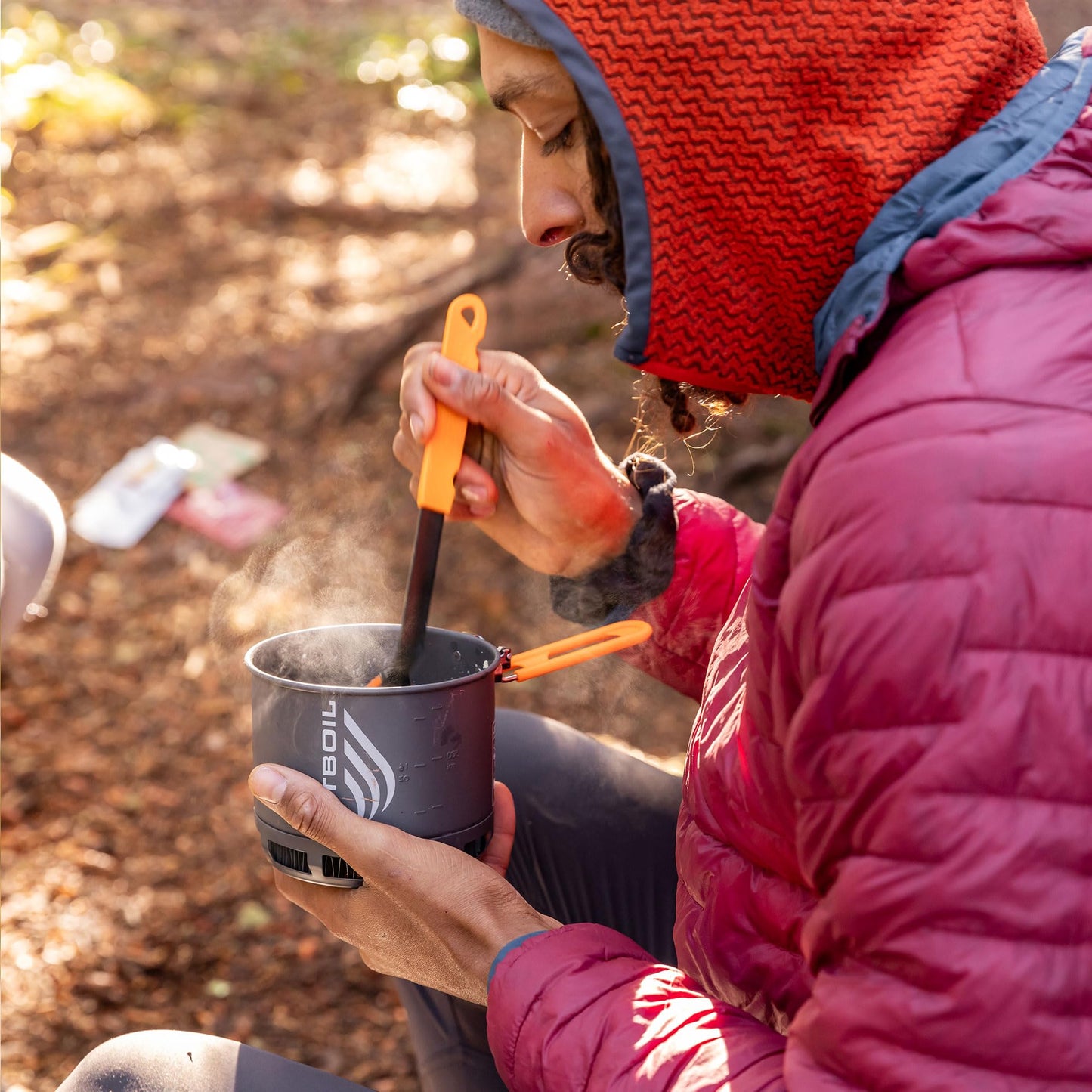 Jetboil TrailWare Backpacking and Camping Utensil Set, Extendable Fork, Knife and Spoon