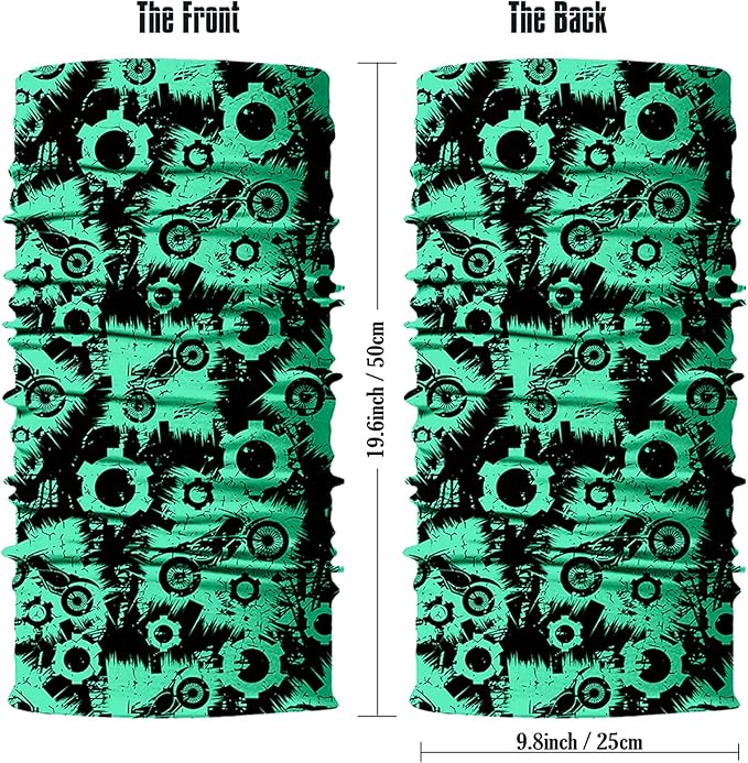 Obacle Neck Gaiter Face Mask Bandana for Dust Wind Sun Protection for Men Women