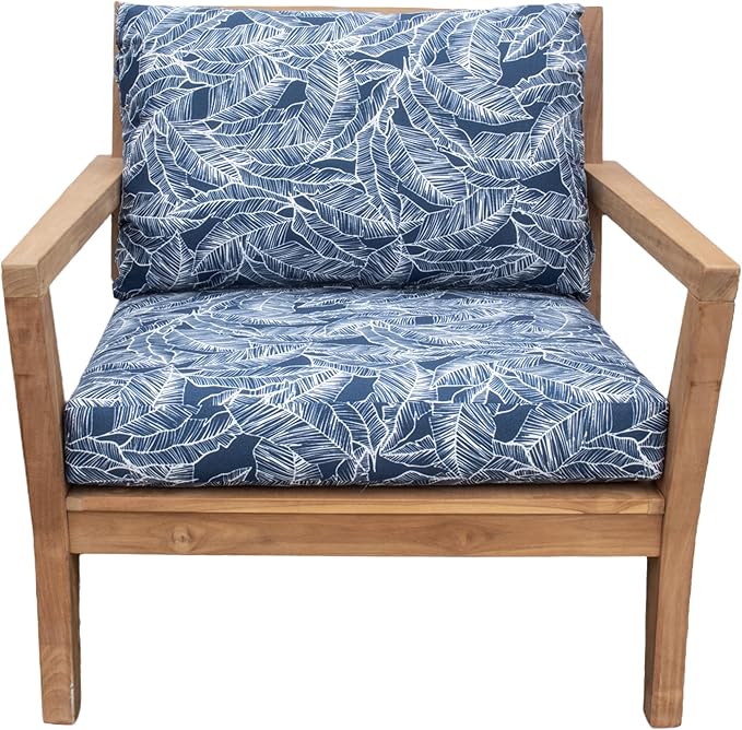 Tommy Bahama Deep Seating Lounge Cushion, 26" X 30" X 4", Pacific Zaffre