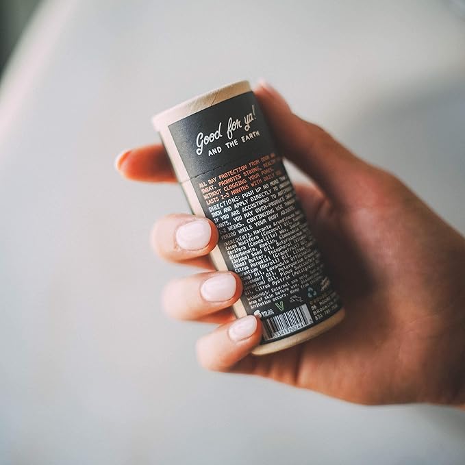 O'Douds Natural Deodorant for Men & Women - Vegan, Aluminum Free With No Parabens or Sulfates - Cedar & Citrus Scent (3oz.)