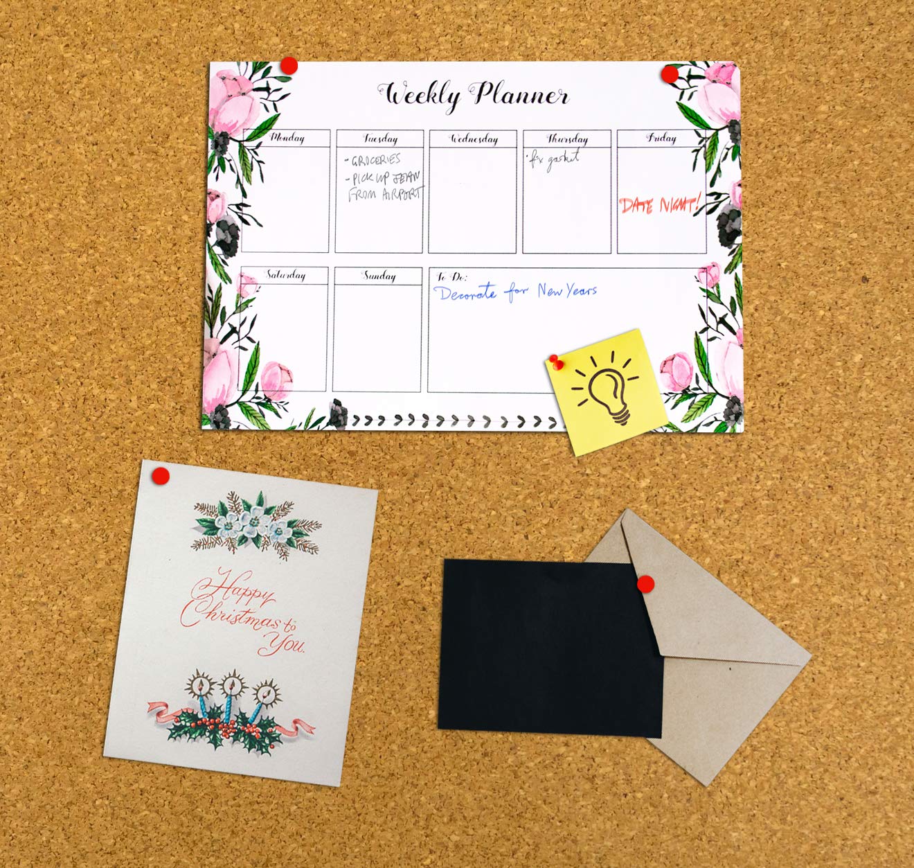 VViViD Cork Sheet Roll 16" x 10ft, Thick, Ultra Light, Bulletin Board, Shelf Liner and Much More
