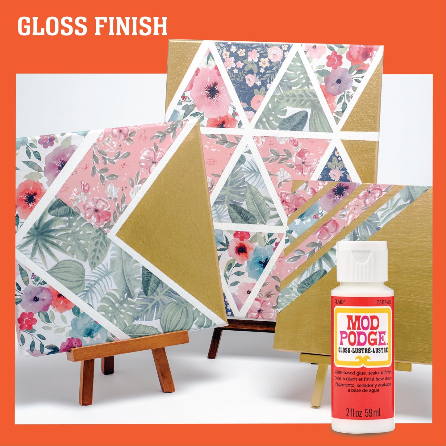 Mod Podge, Essential Decoupage Kit, Featuring 8 Formulas and 10 Tools, Perfect for DIY Arts and Crafts Projects