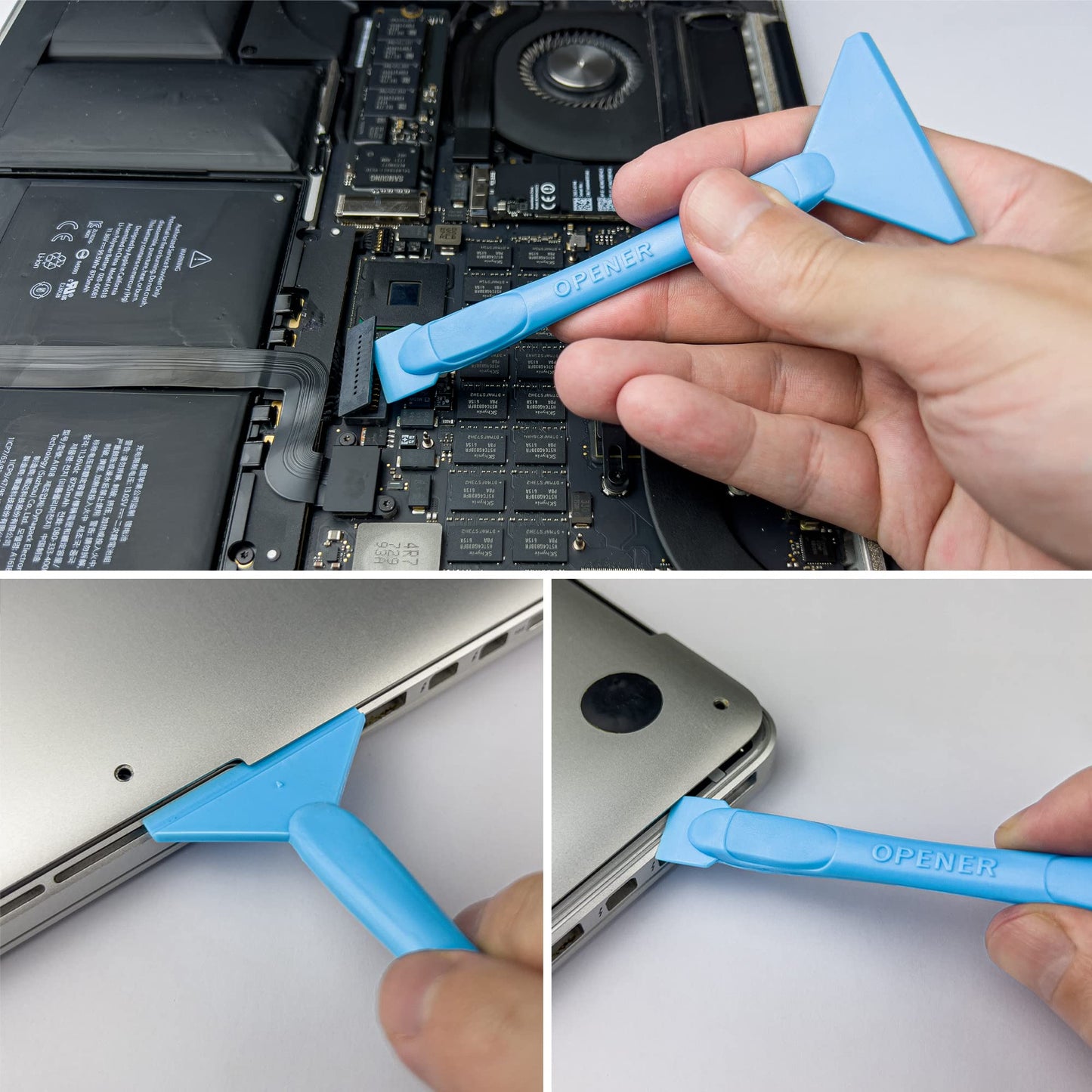 HowFixit 12-in-1 Electronics Opening Tool Kit, Professional Anti-Static Spudger Set with Plastic & Metal Pry Tools for Laptop, MacBook, PC, PS4, PS5, Xbox, Switch, Controller Repair