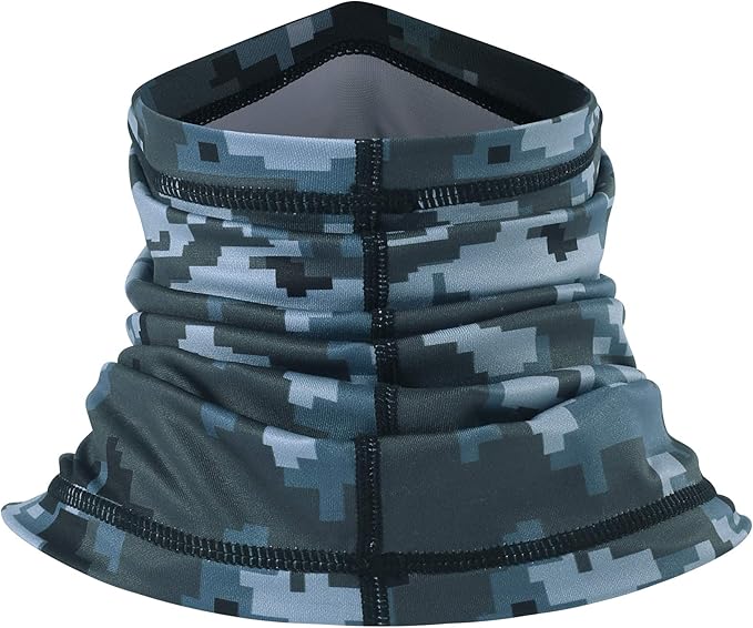 UV Protection Cooling Neck Gaiter Face Mask Scarf for Men - Windproof Neck Cover Bandana Neck Warmer Mask