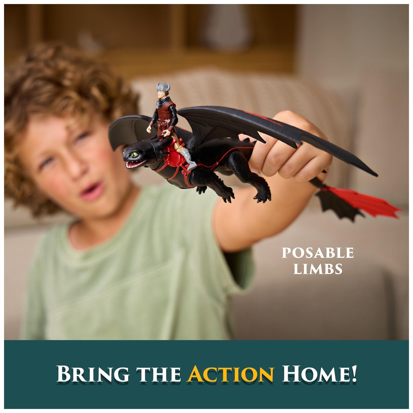 DreamWorks Dragons, How to Train Your Dragon, Toothless & Hiccup, Viking Duo Action Figures, Kids Toys for Boys Ages 4 and up