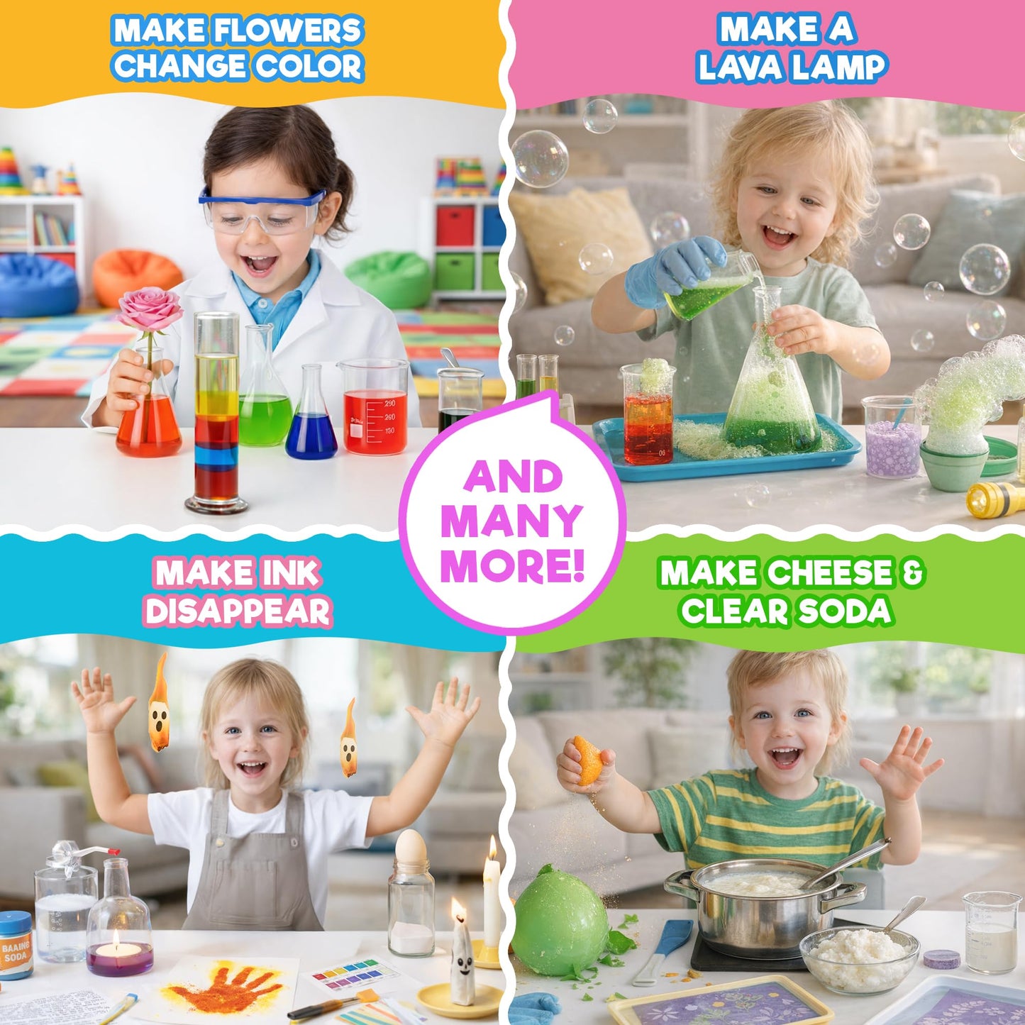 Doctor Jupiter Preschool Science Kit for Kids Ages 3-5 | Toddler Learning Activities, Birthday Gift Ideas for 3-4-5 Year Old Girls | Learning & Educational Toy STEM Kit with 100+ Experiments