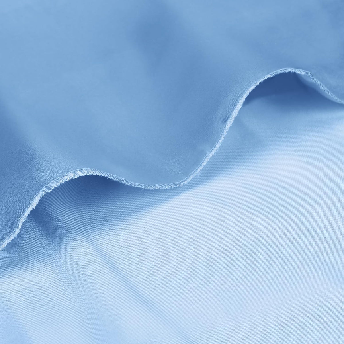 Bailarina 40 Pack Blue Mist Satin Napkins,17x17 Inches Wedding Napkins Square Soft Silky Table Napkins Bulk Decorative Elegant Cloth Napkin for Party Decoration, Banquet,Wedding,Graduation