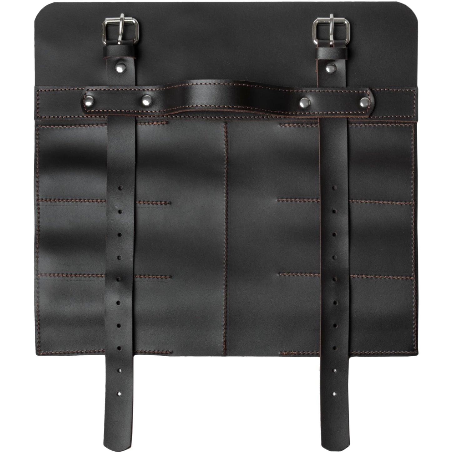 Pocket Knife Collection Display Case - Leather Pocket Knife Roll Organizer 6 Slots, Gift for Folding Knife Collectors – Pocket Knives Storage VR6BR