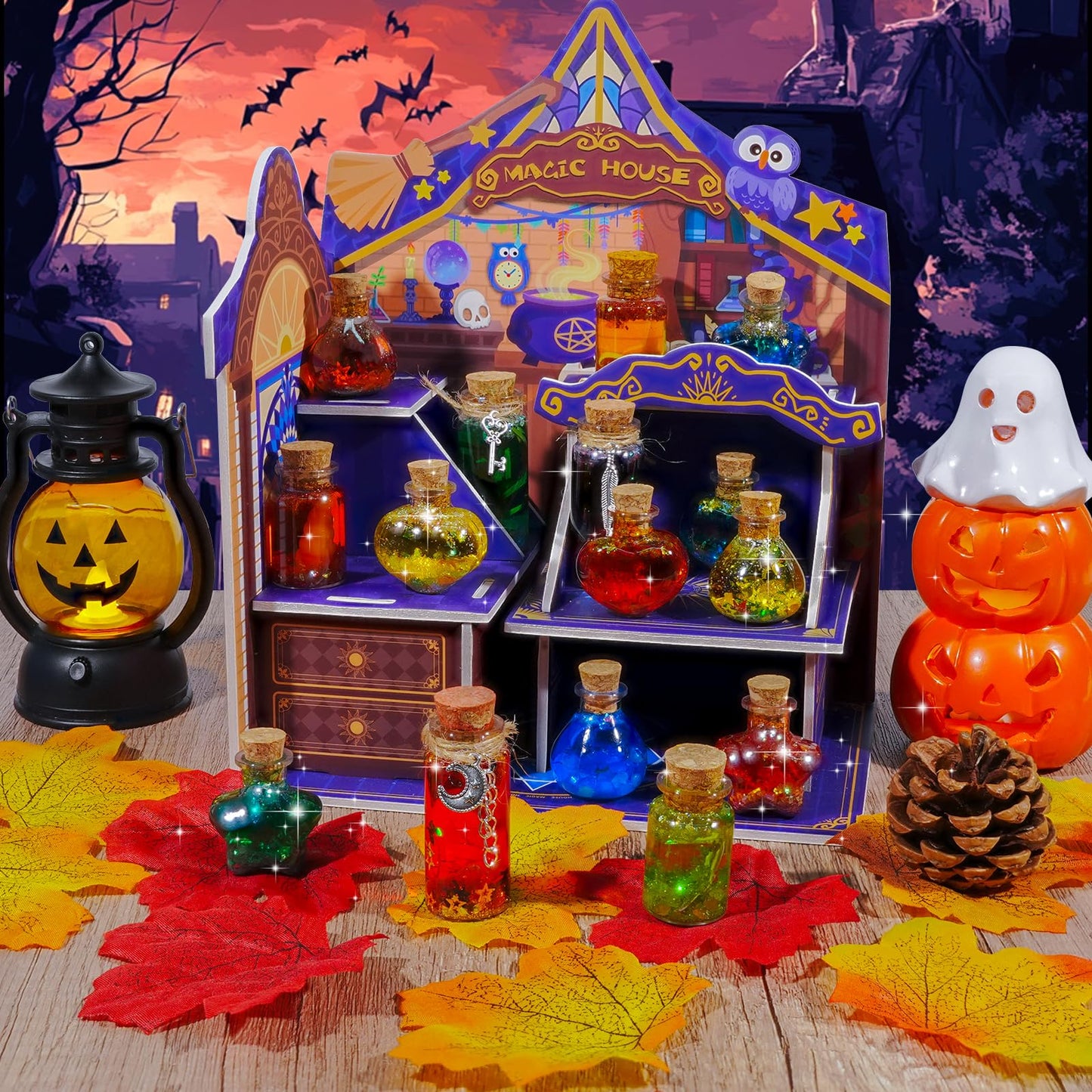 Rileryan Magic Potion Kit Fairy Potion Making Kits DIY Craft for Christmas Halloween Decoration Birthday Gifts