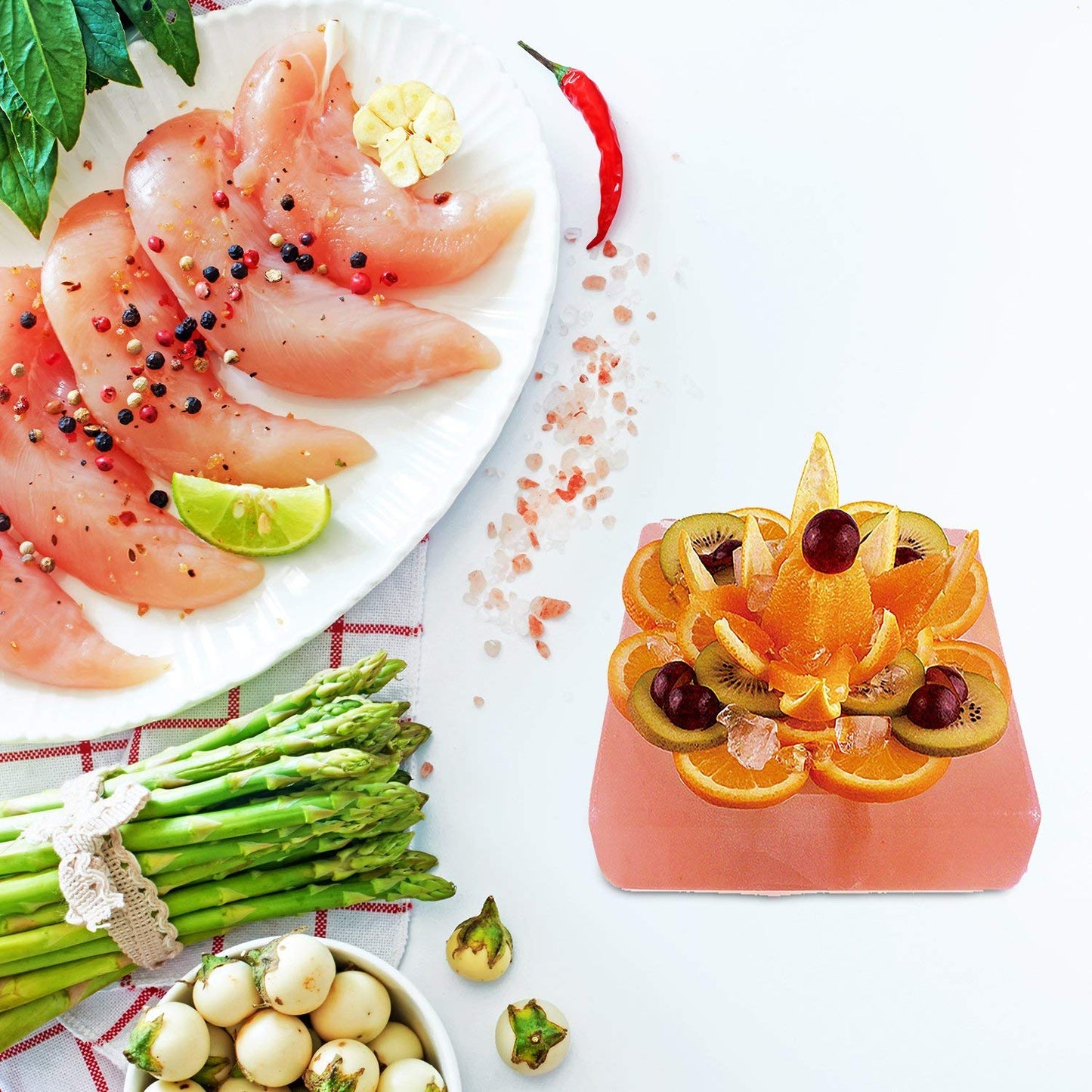 Himalayan Chef Natural Rock Salt Cooking Plate, 1 Count