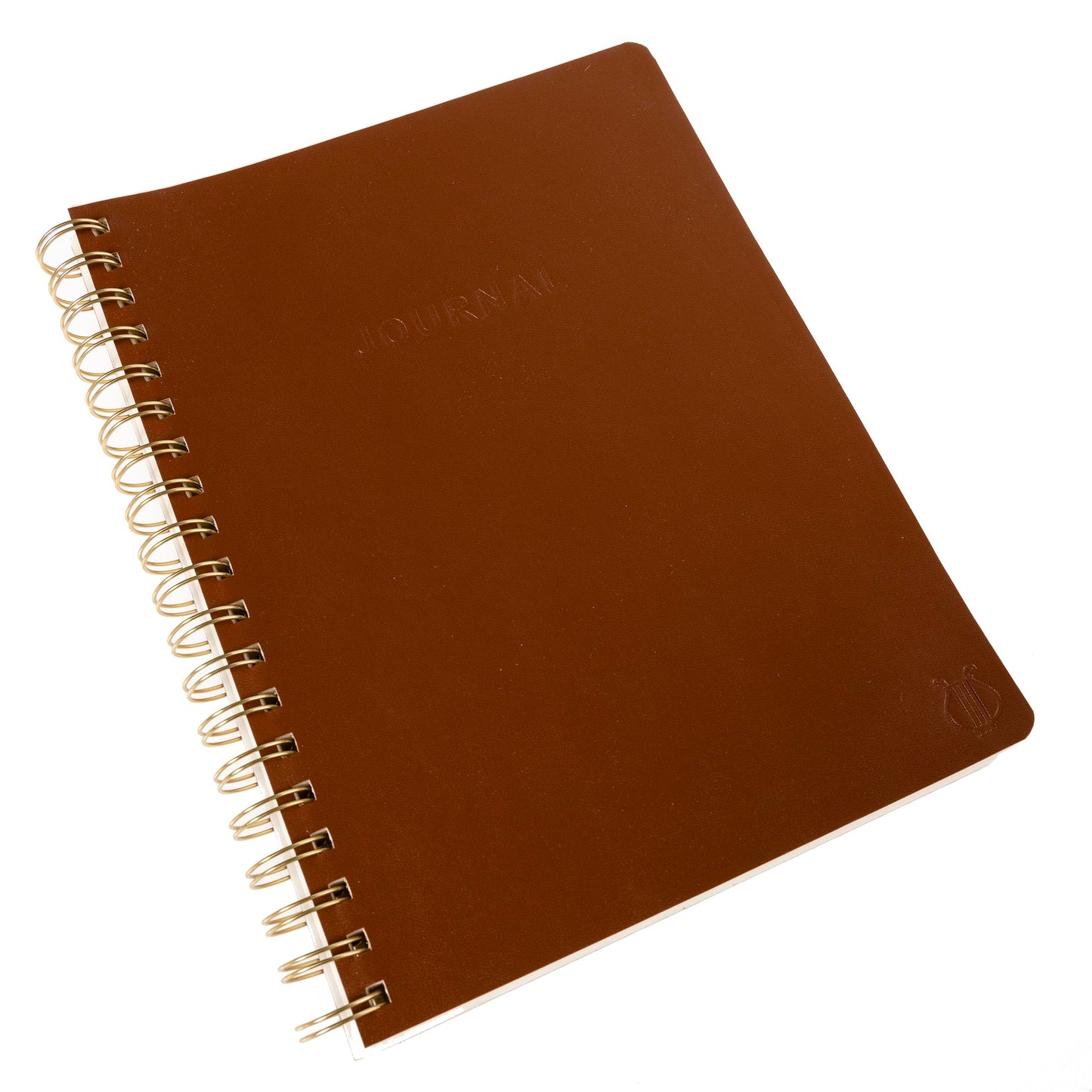 Graphique Apollo Vegan Leather Journal, Spiral Notebook for Writing, 192 Lined Pages, 8” x 10”