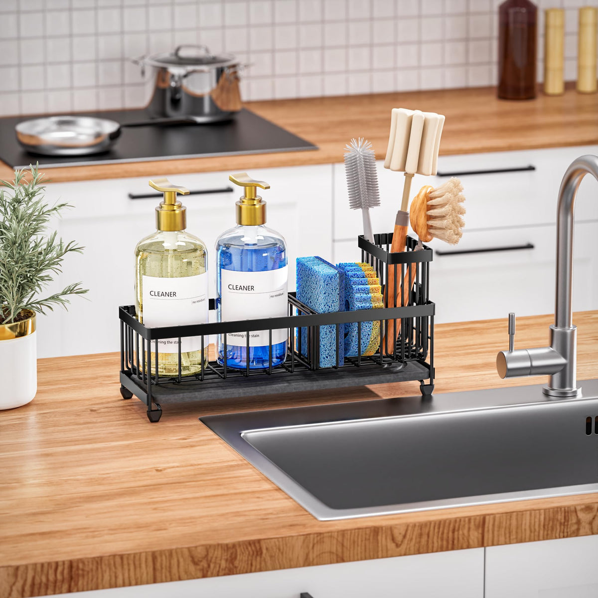 10.62'' Sponge Holder for Kitchen Sink
