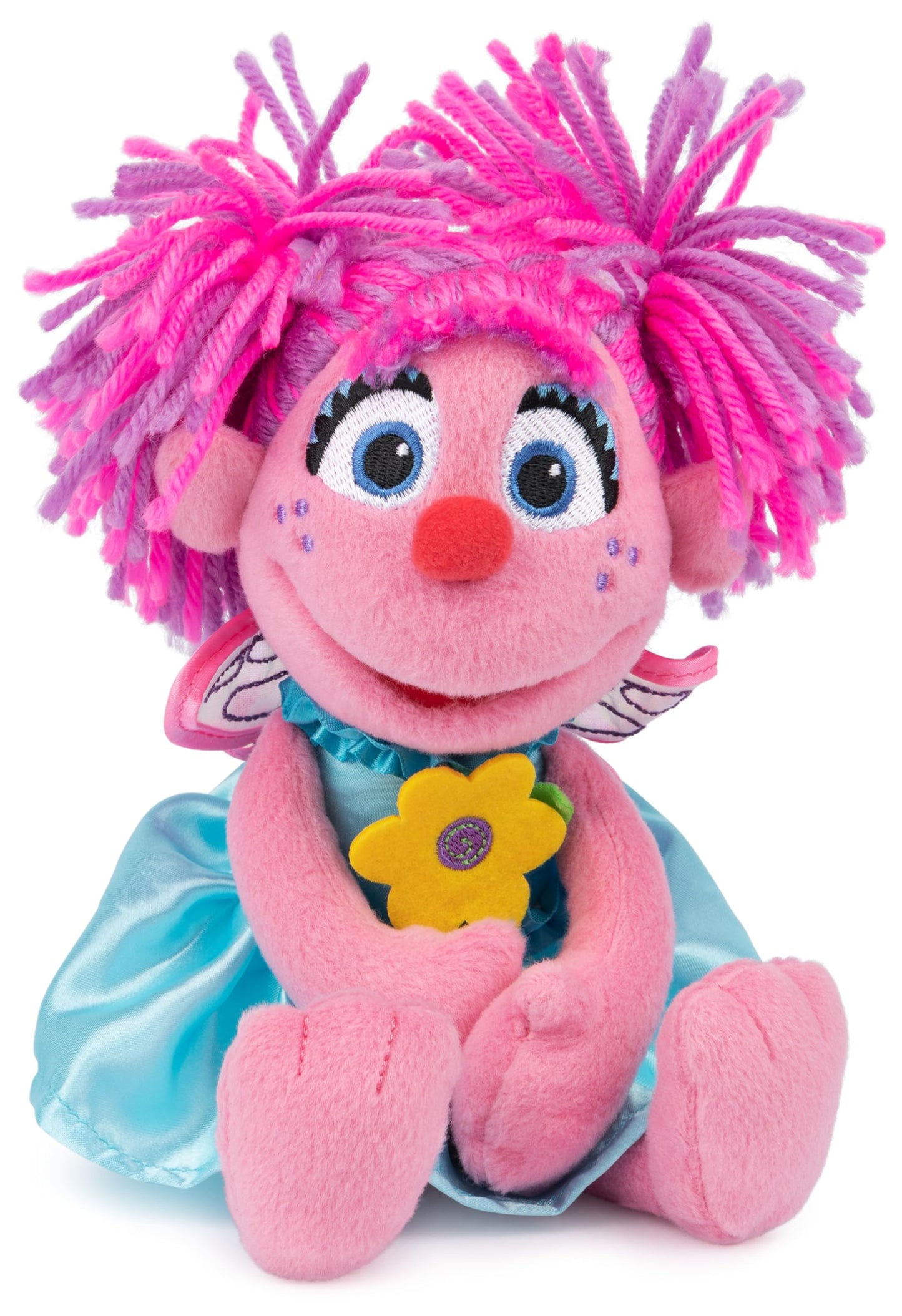 GUND Sesame Street Official Abby Cadabby Muppet Plush, Premium Plush Toy for Ages 1 & Up, Pink/Blue, 11”